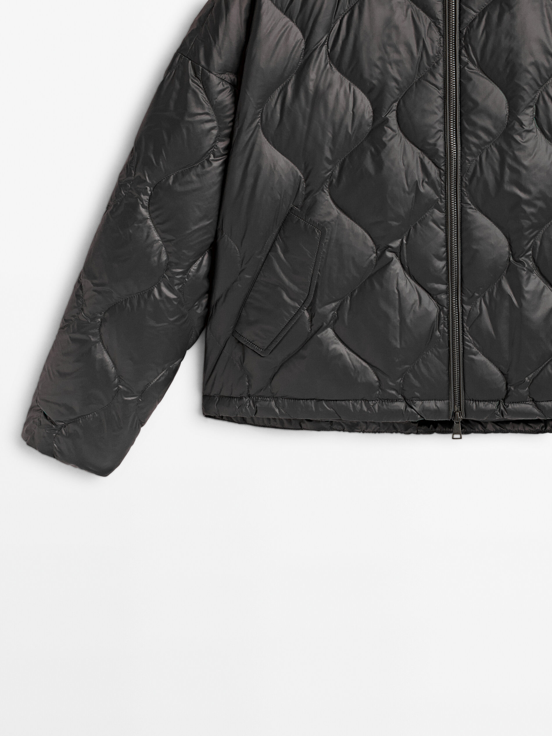 Massimo dutti quilted jacket new arrivals