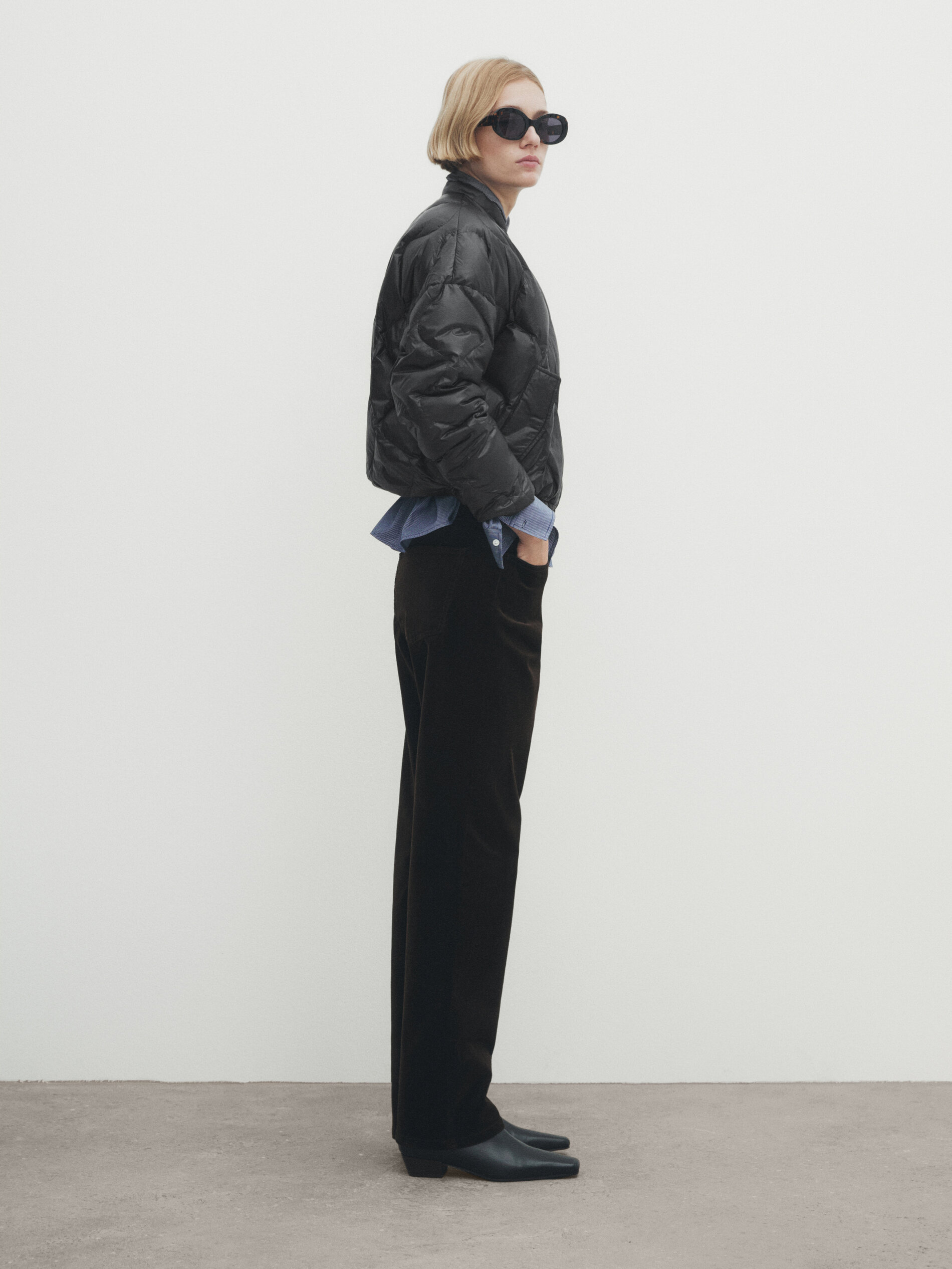 Massimo dutti reversible top jacket