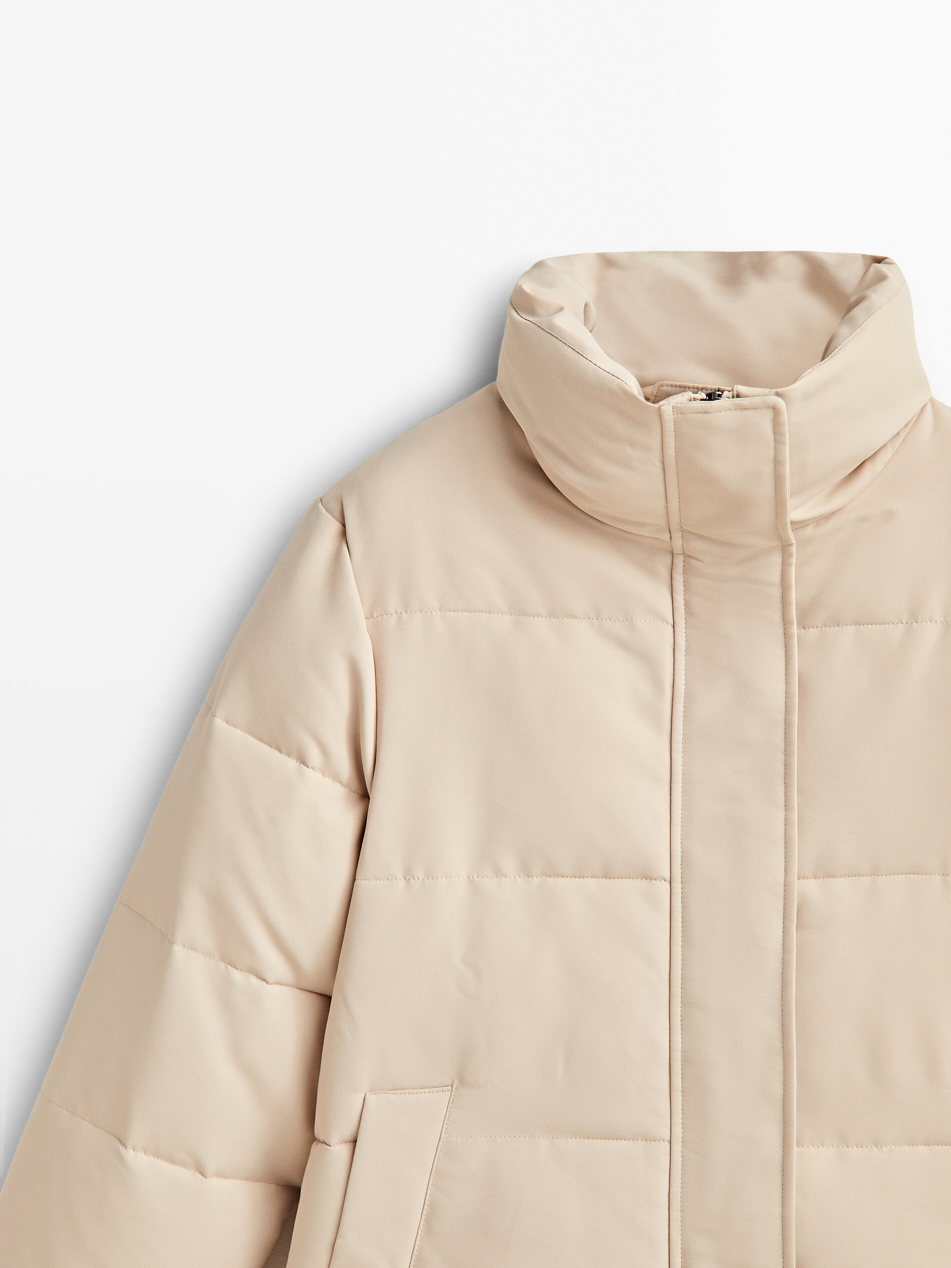 Massimo dutti padded jacket store