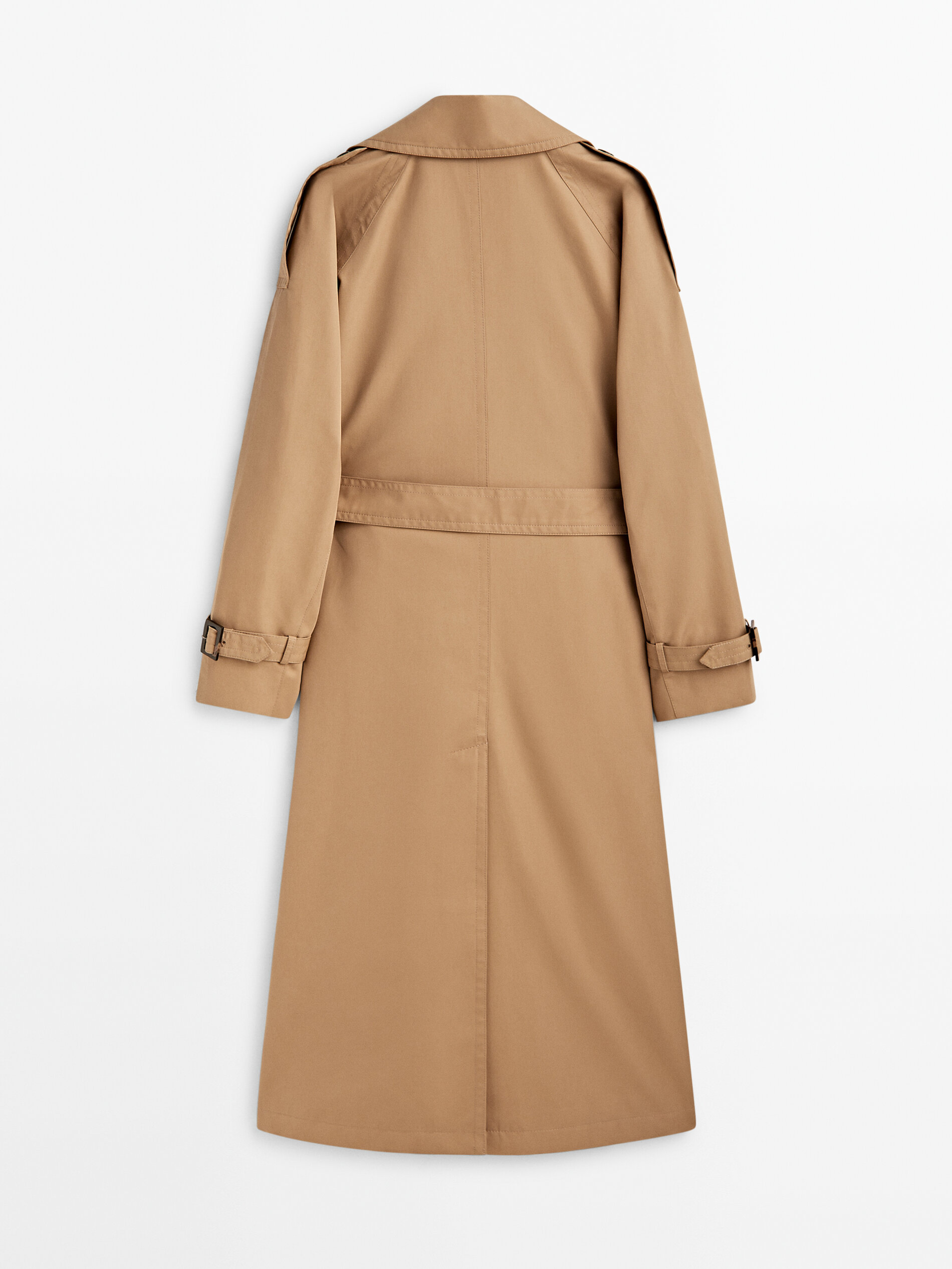 Camel coat store massimo dutti