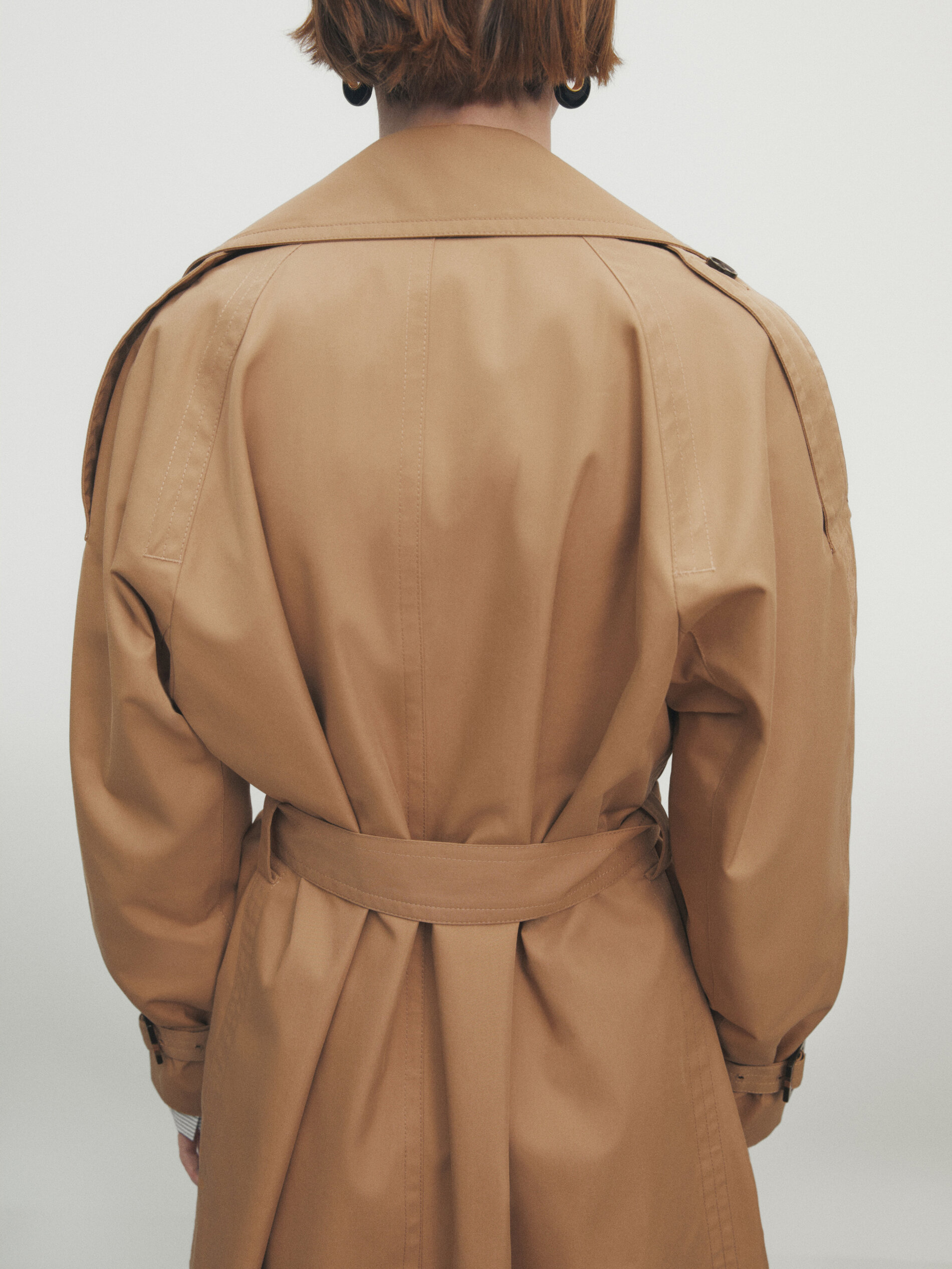 Massimo dutti trench coat men top