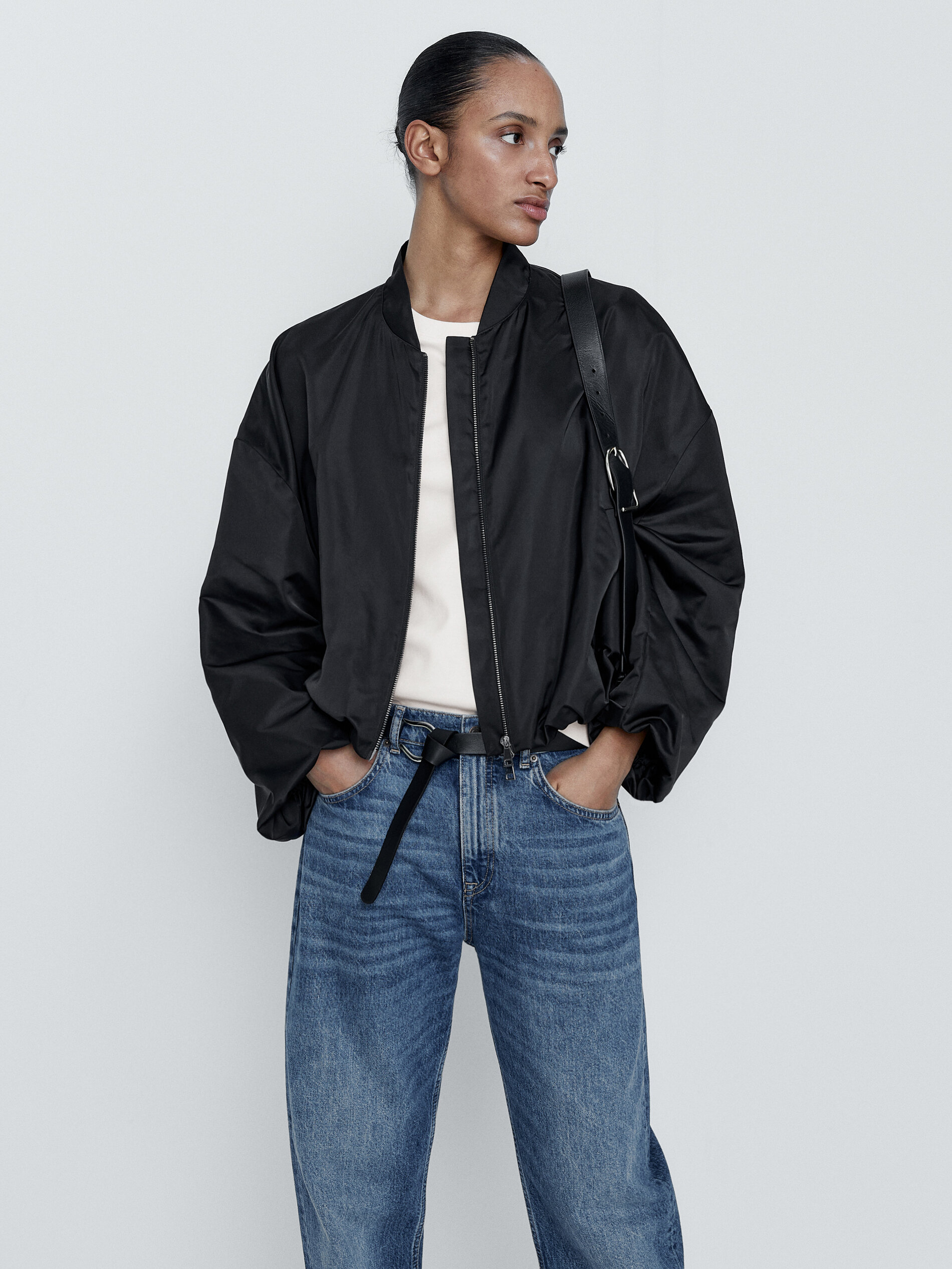 Massimo dutti bomber best sale jacket