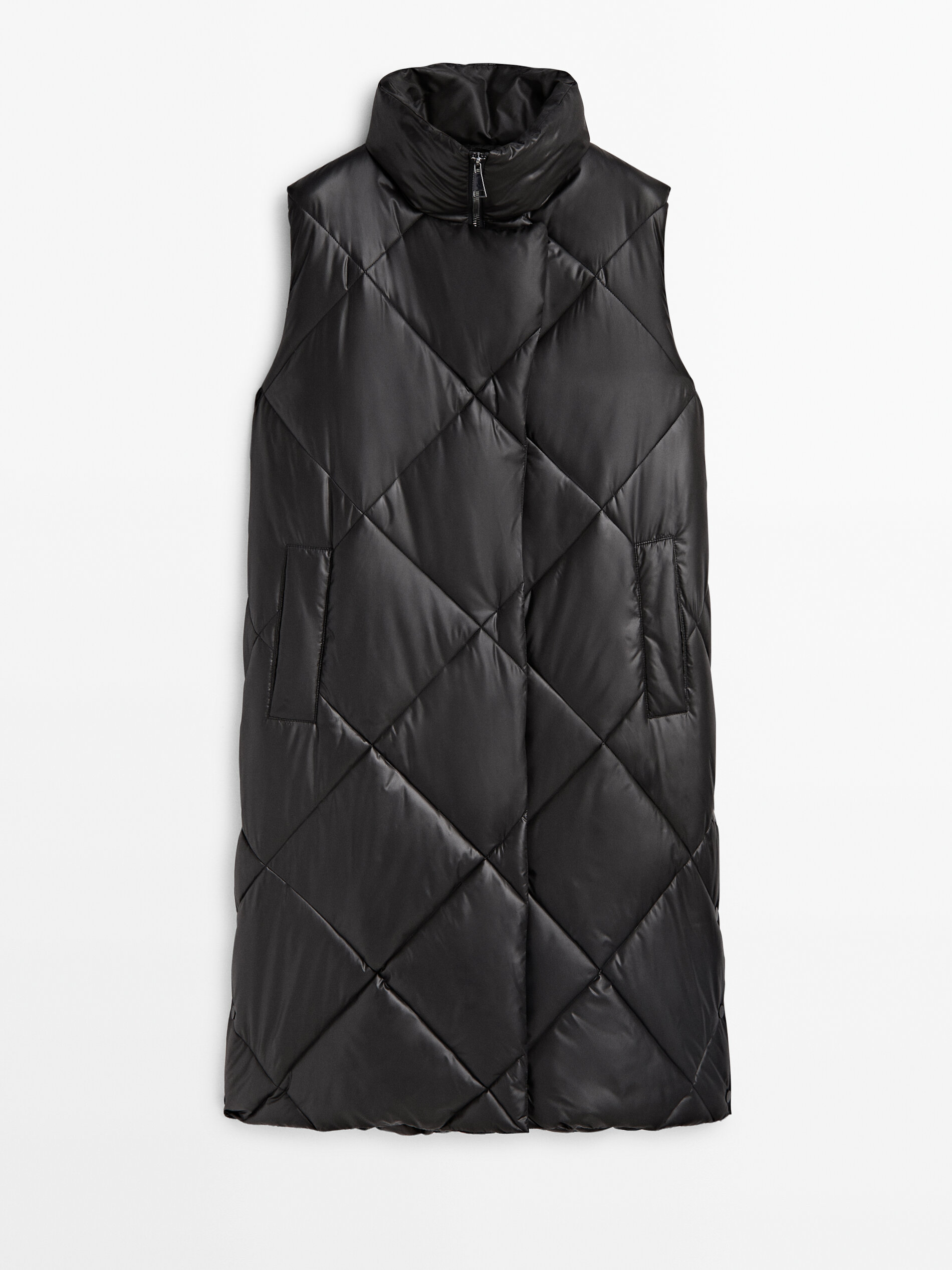 Black puffer online gilet