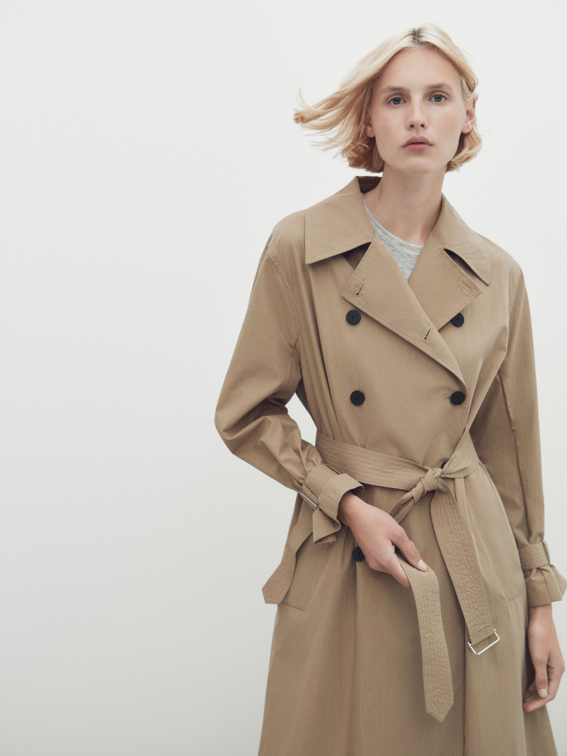 Massimo dutti raincoat hotsell