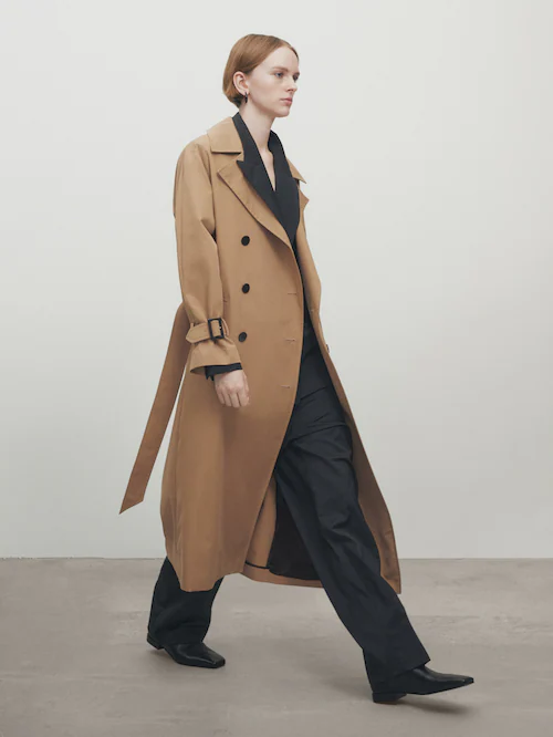 Janice Betjene Myrde Trench coat with belt - Massimo Dutti