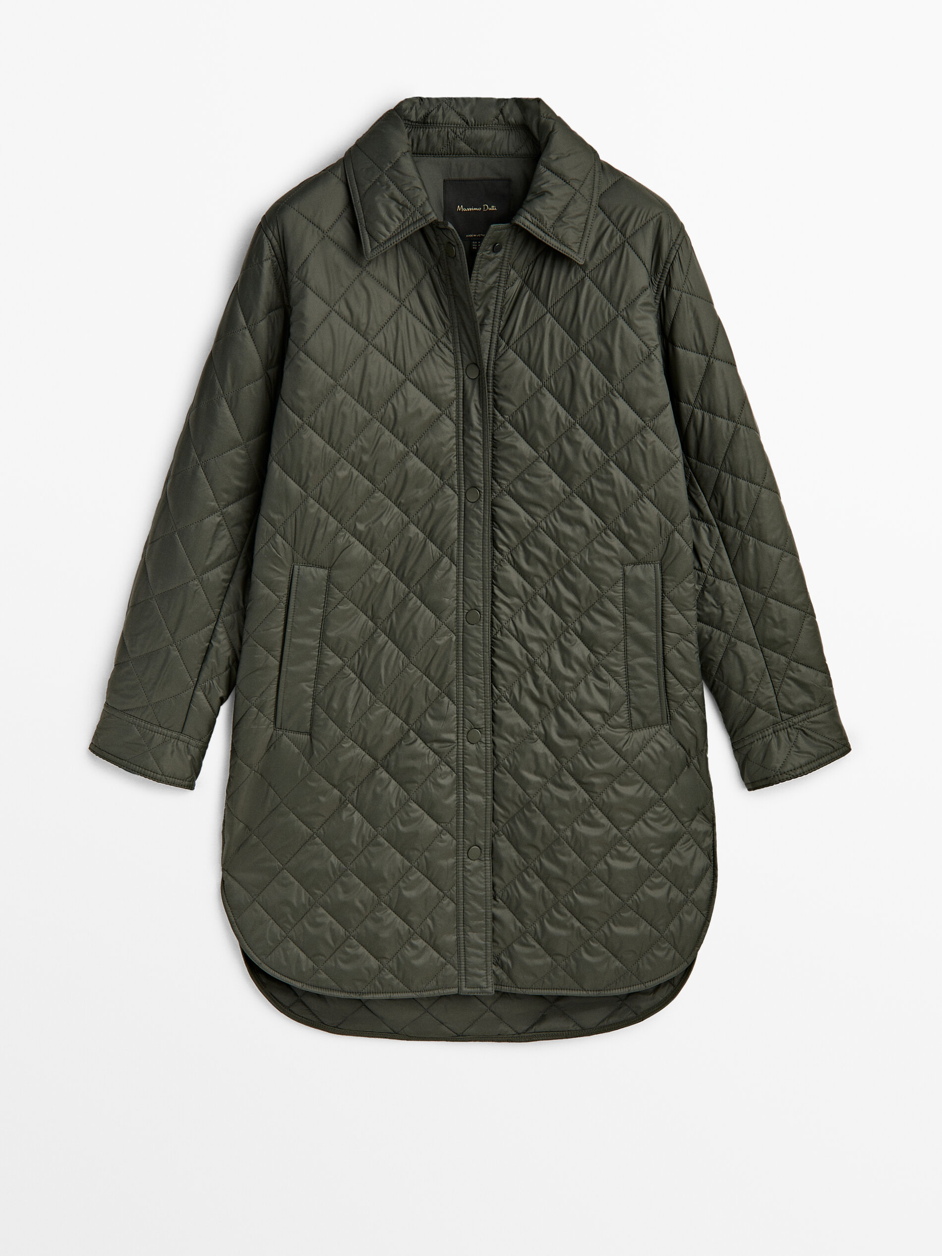 Massimo dutti on sale quilted jacket