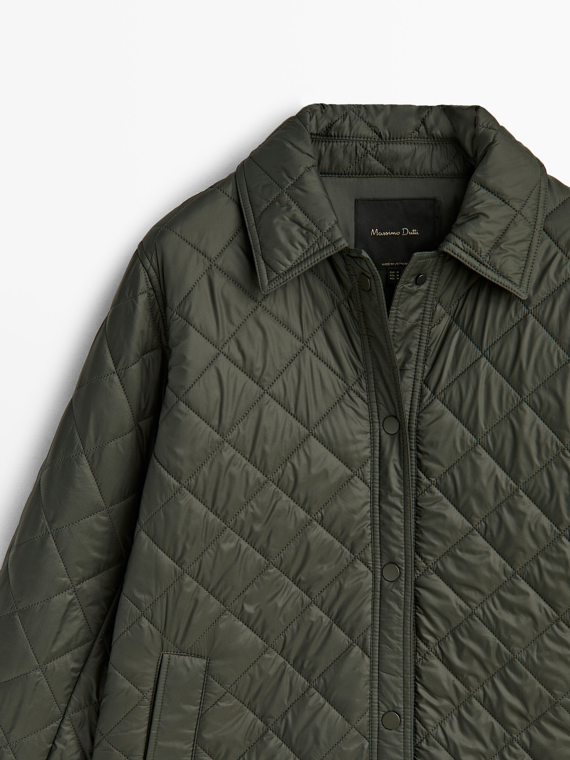 Massimo dutti quilted online jacket
