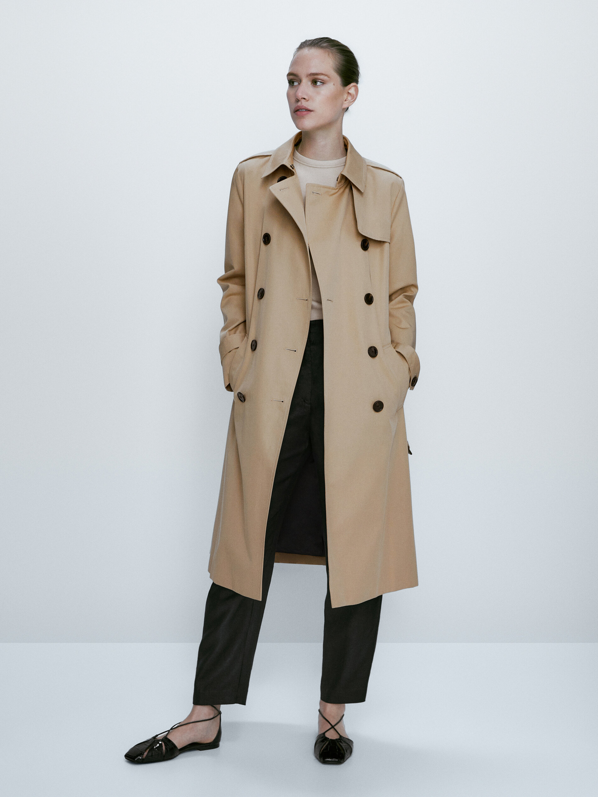 Camel coat outlet massimo dutti