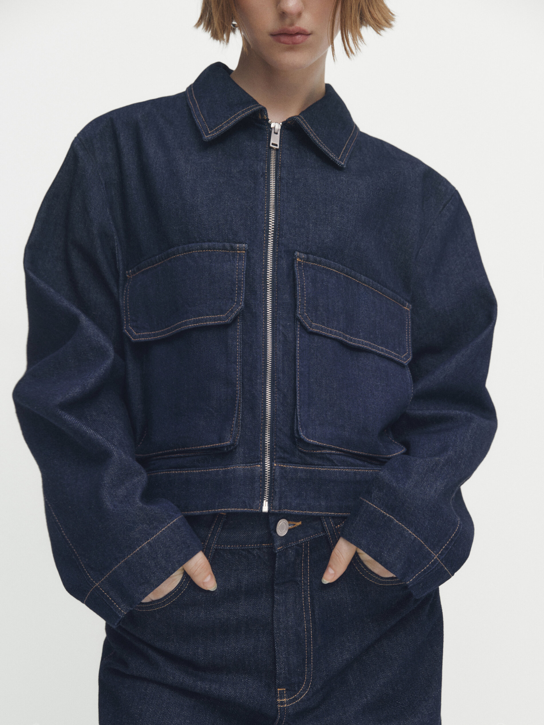 Massimo dutti denim jacket hotsell