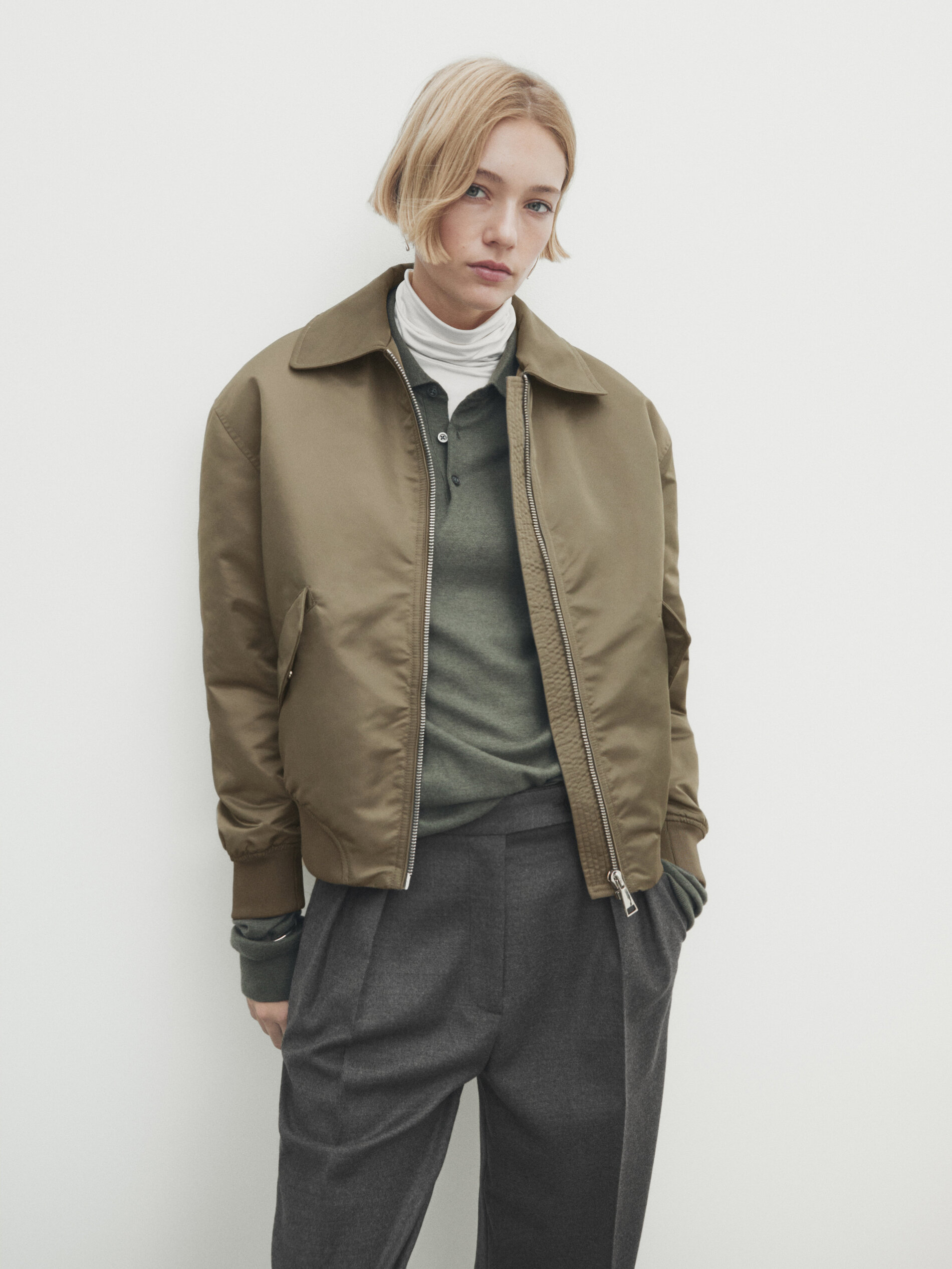 Massimo dutti bomber jacket hotsell