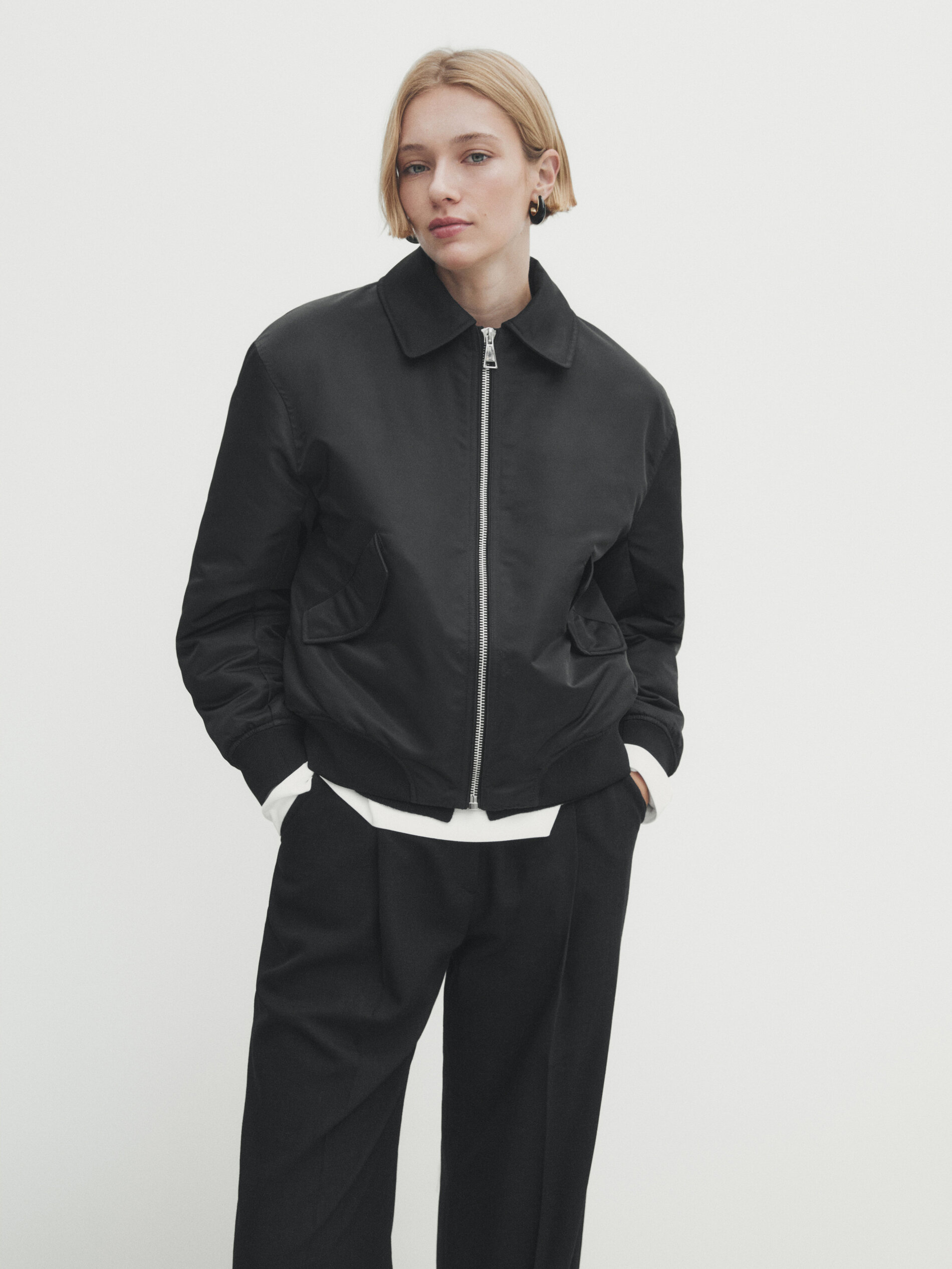 Bomber jacket clearance massimo dutti