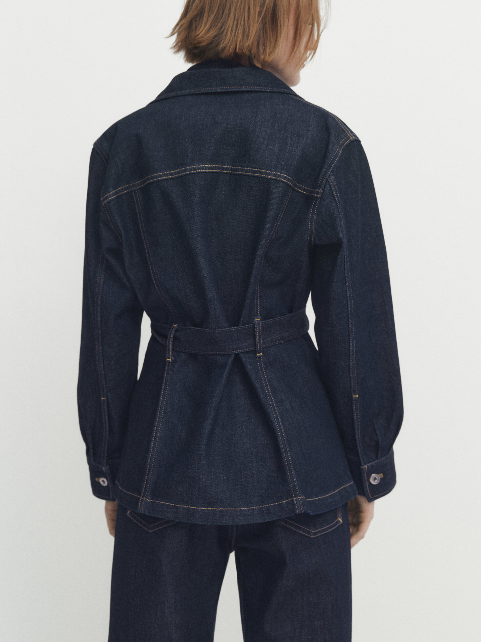 Massimo dutti jean jacket sale