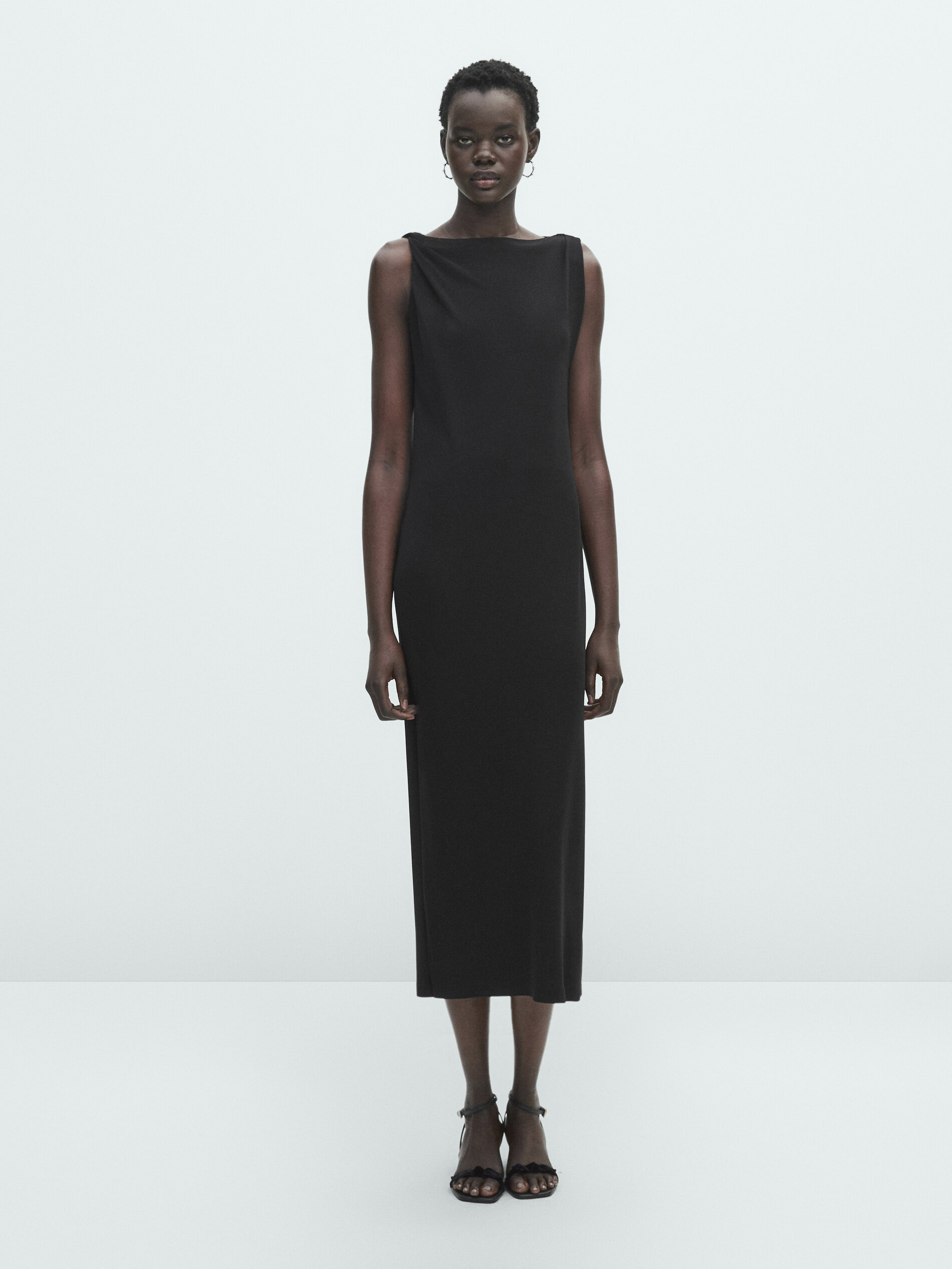 Massimo dutti store black dress