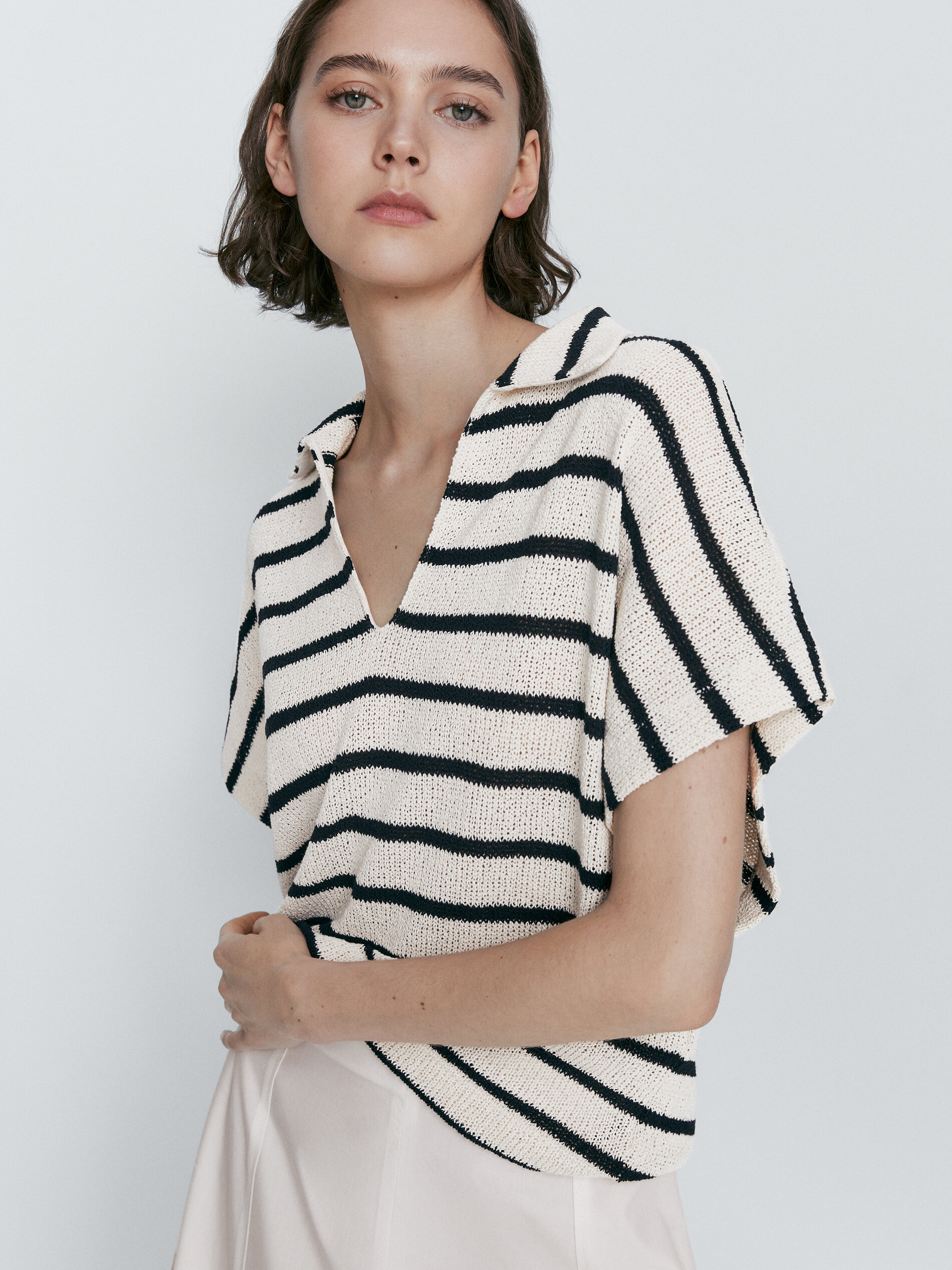 Massimo dutti basic t best sale shirt