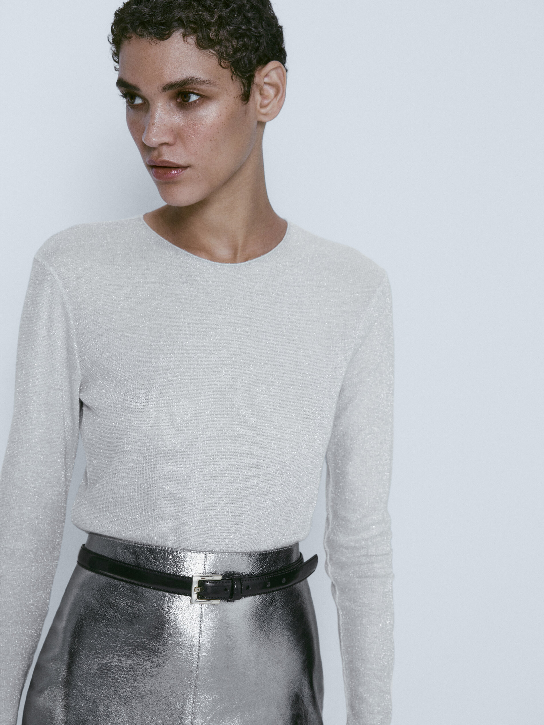 Camisetas manga larga mujer massimo dutti outlet