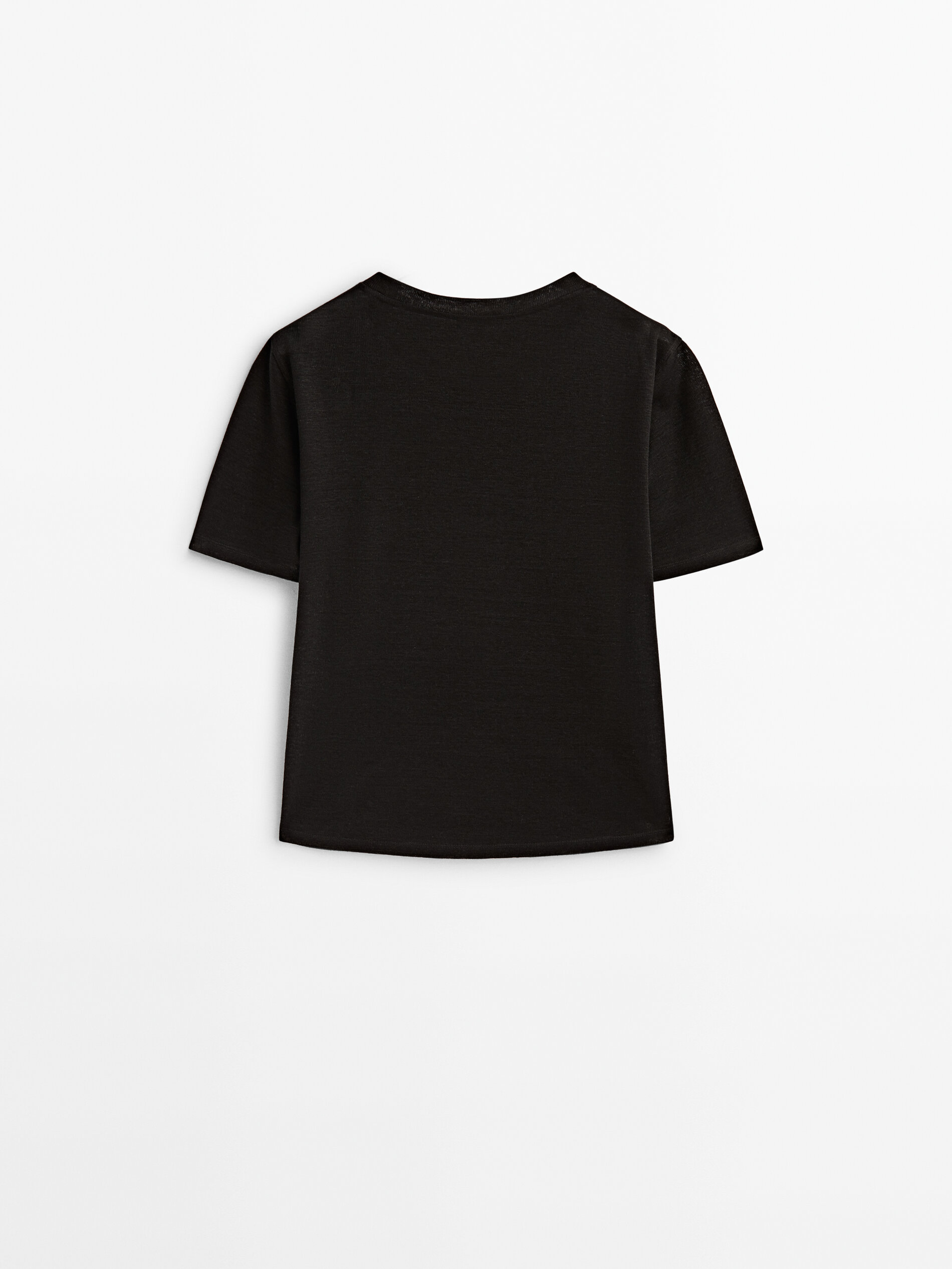 100 linen short sleeve T shirt