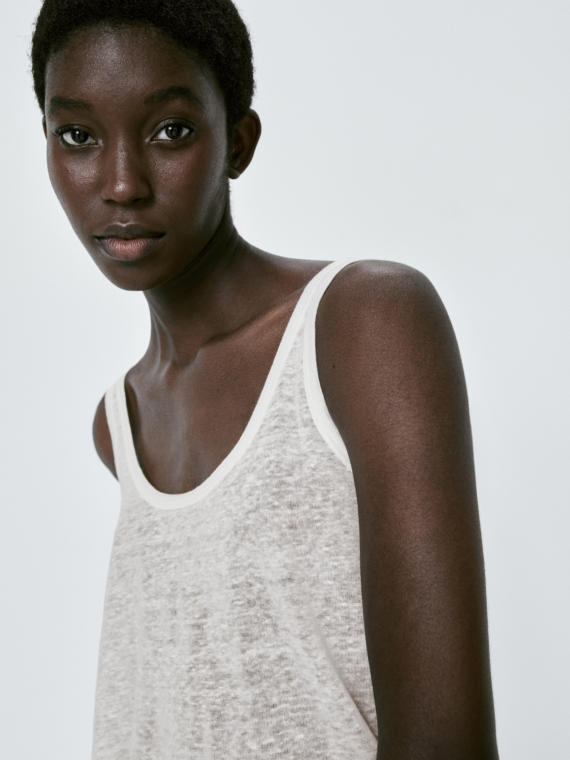Camiseta tirantes marron cheap