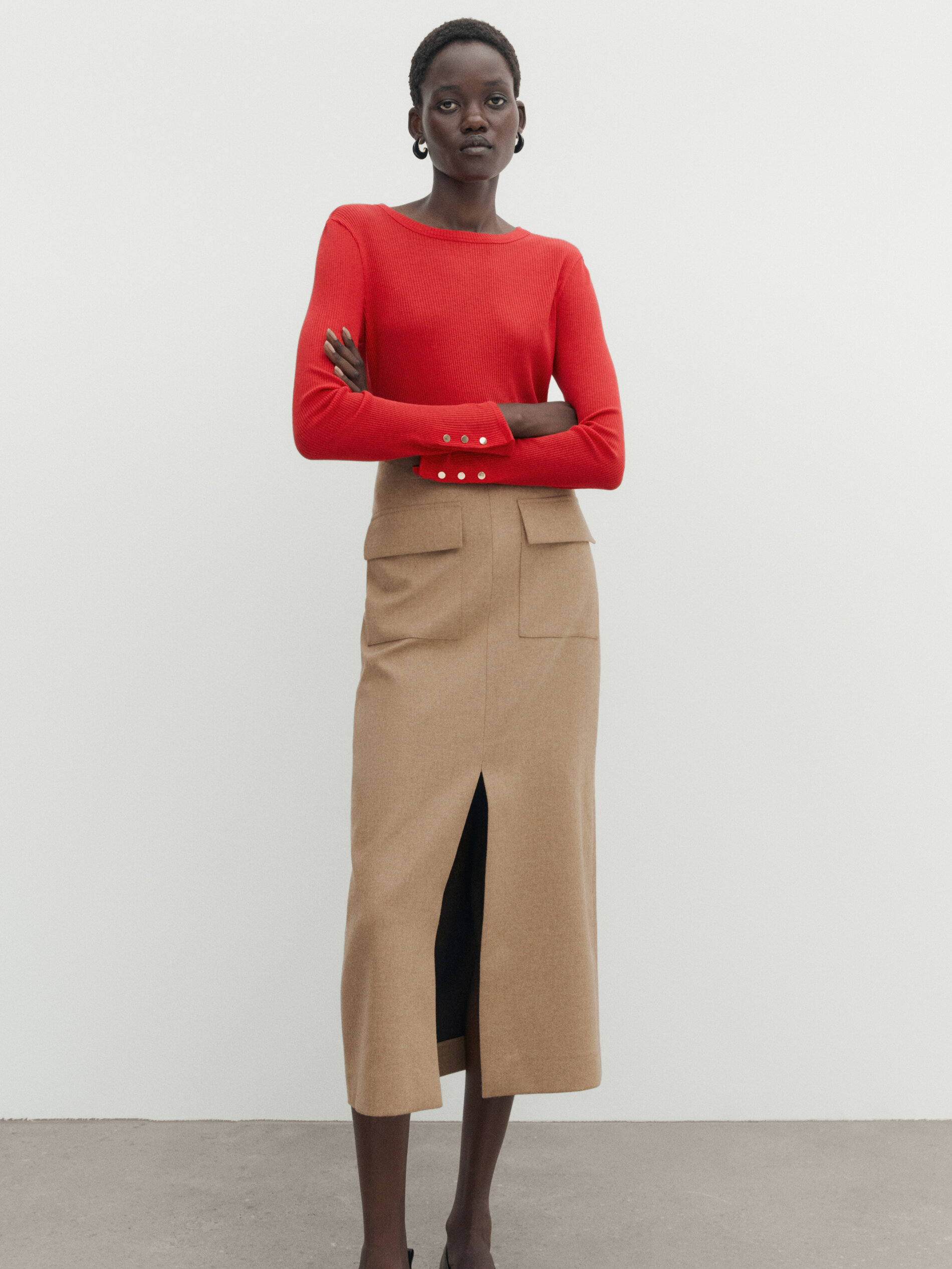 Maglietta bottoni outlet
