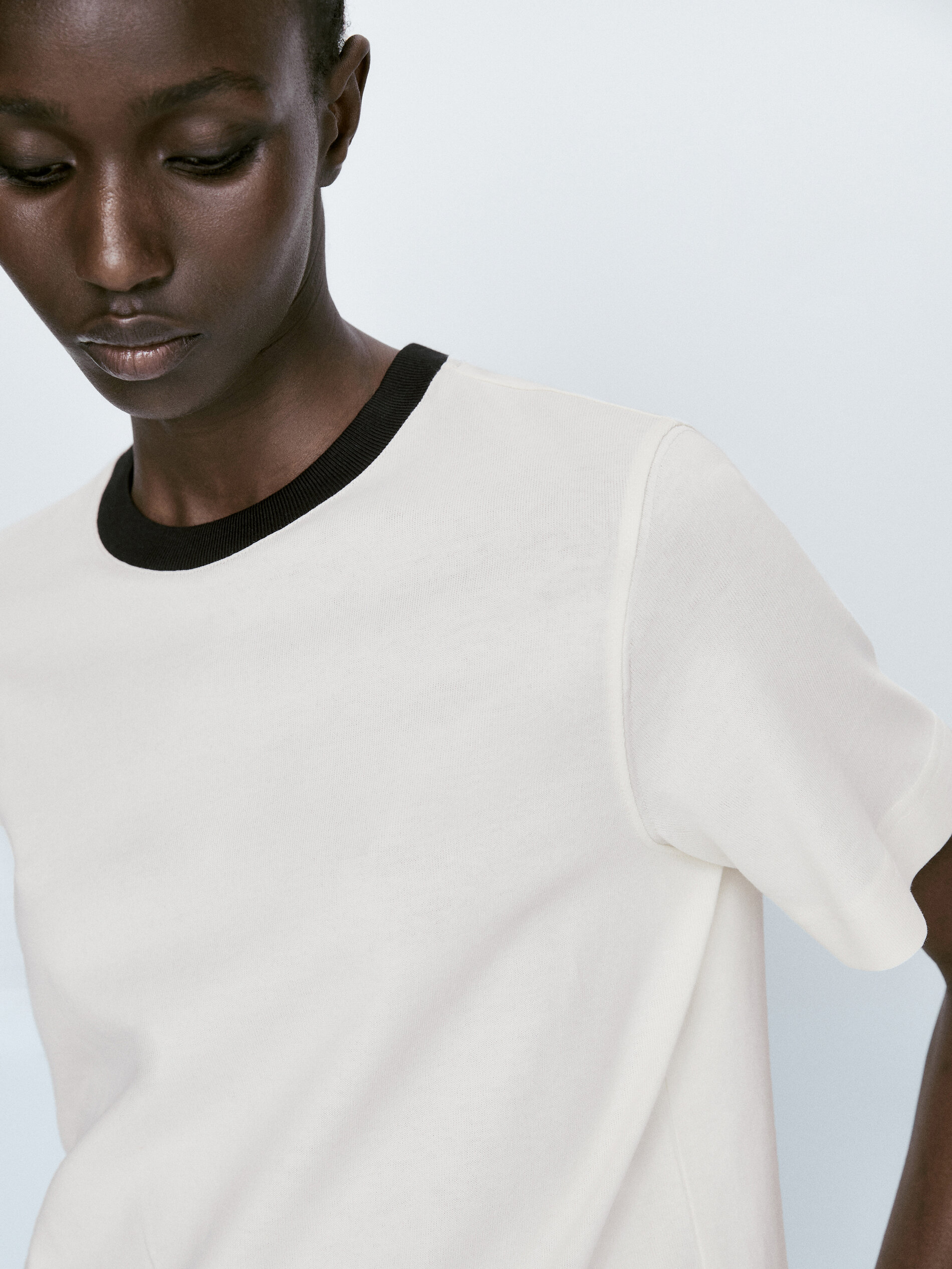 T shirt 2025 massimo dutti femme