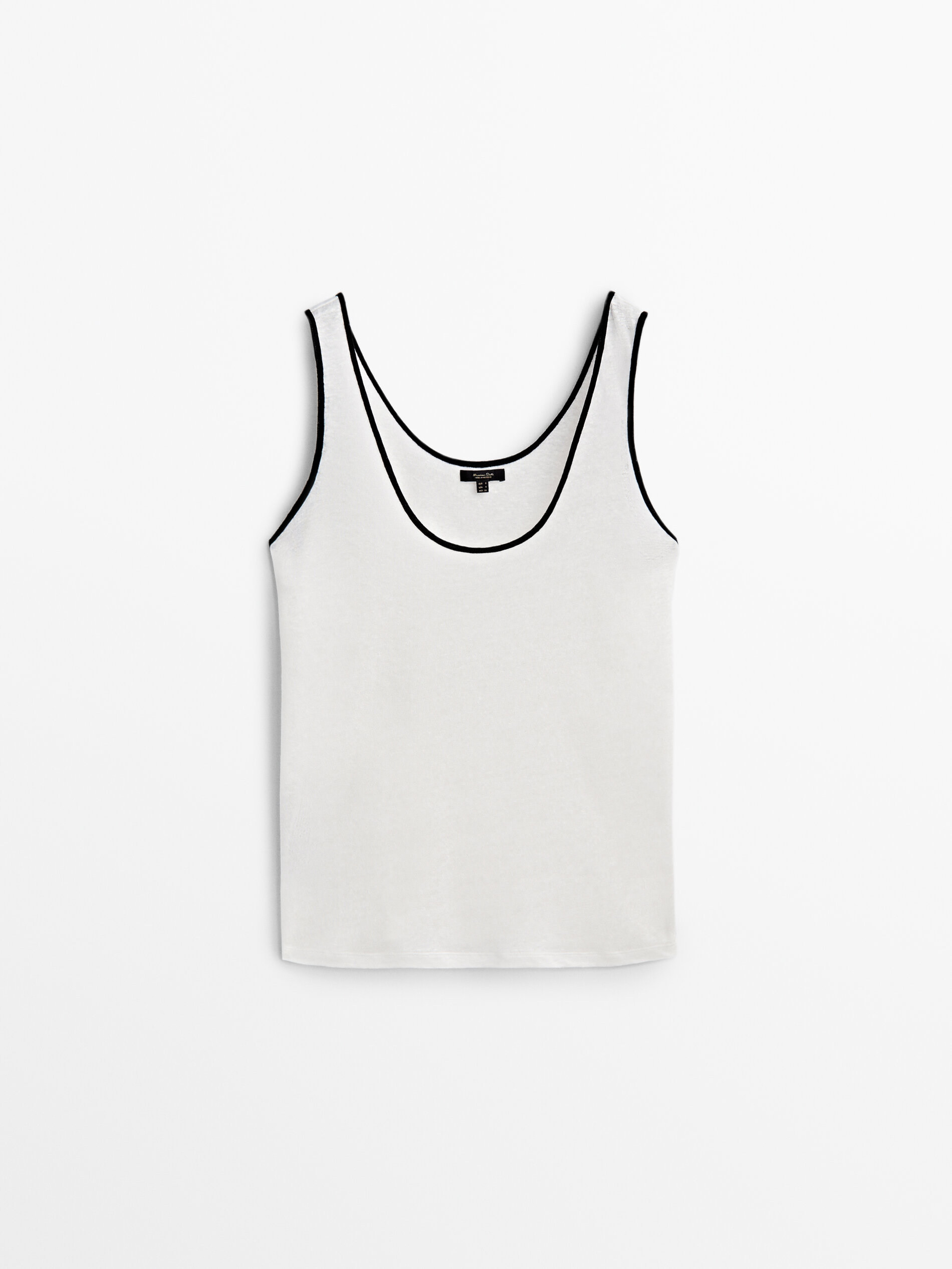 Massimo dutti camiseta hot sale hombreras