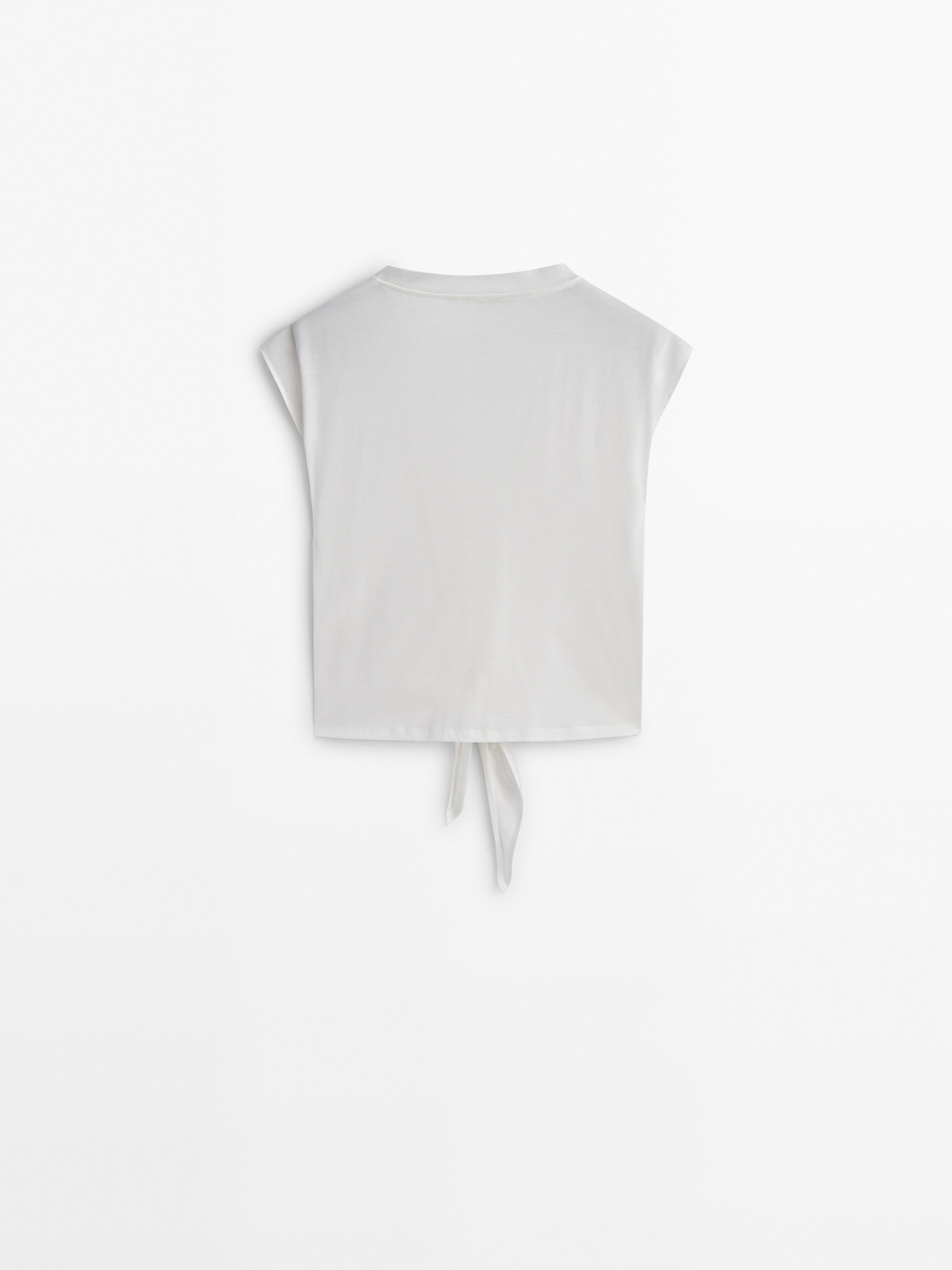 Tee shirt store nœud devant