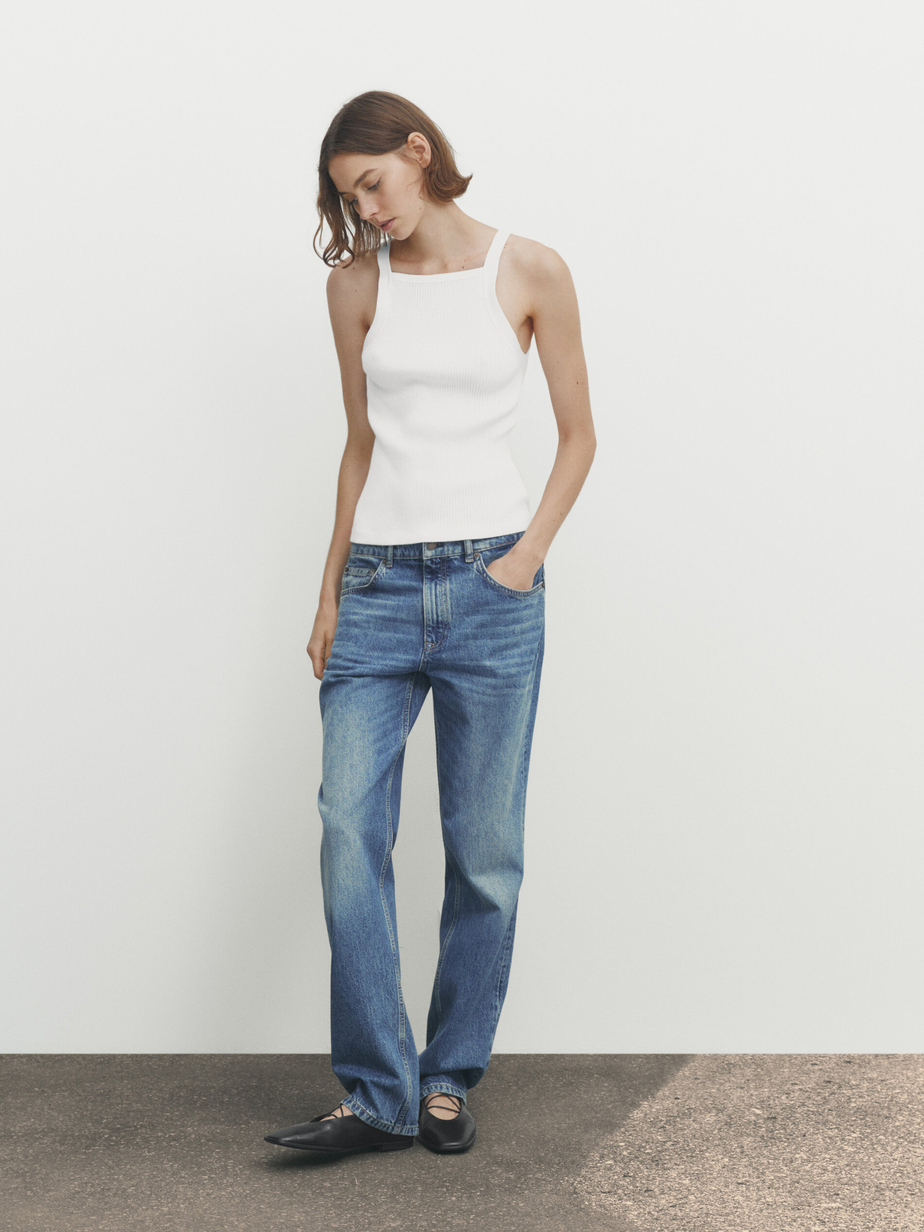 Tee shirt decollete clearance carre