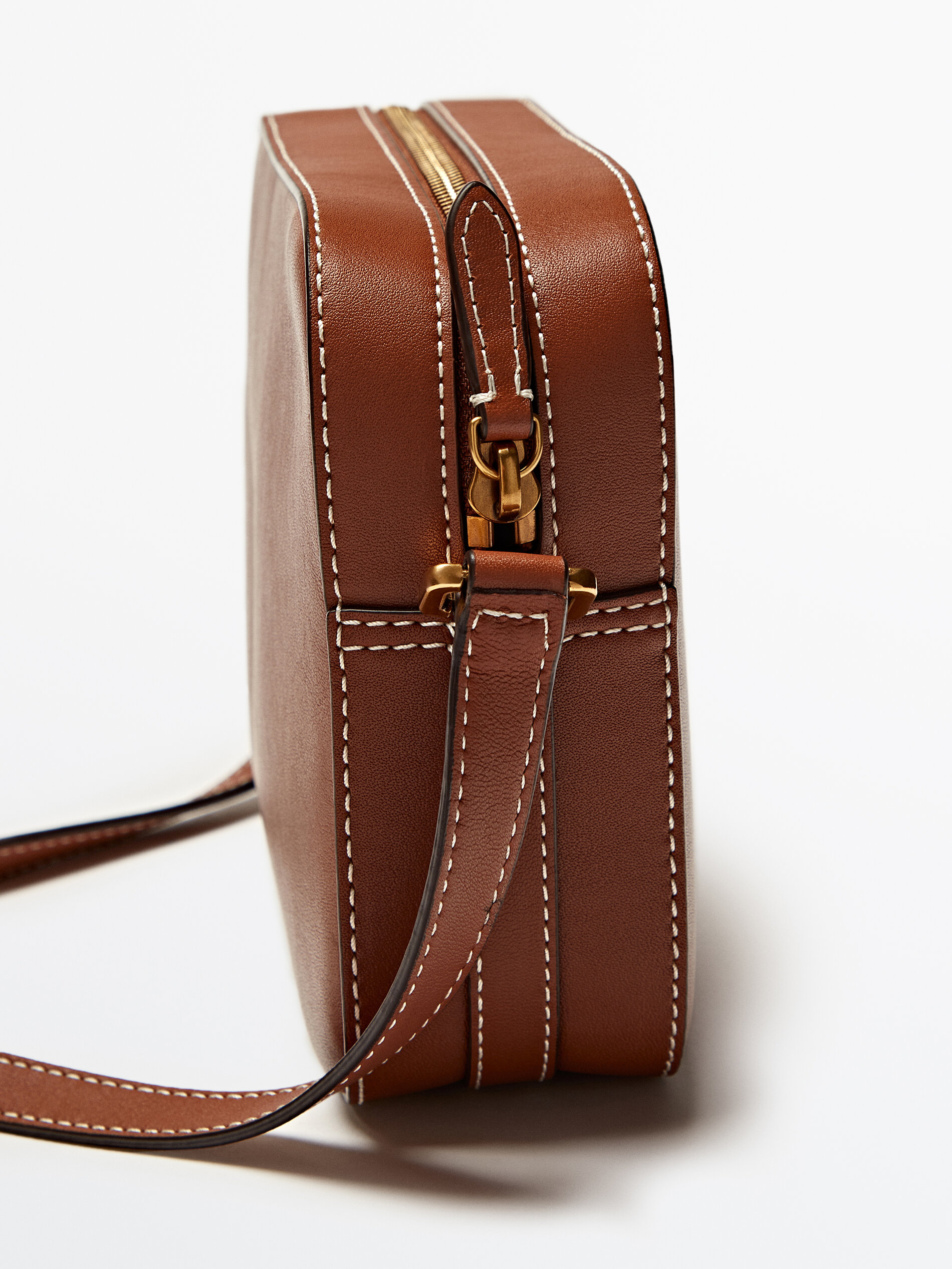 Massimo dutti backpack leather online