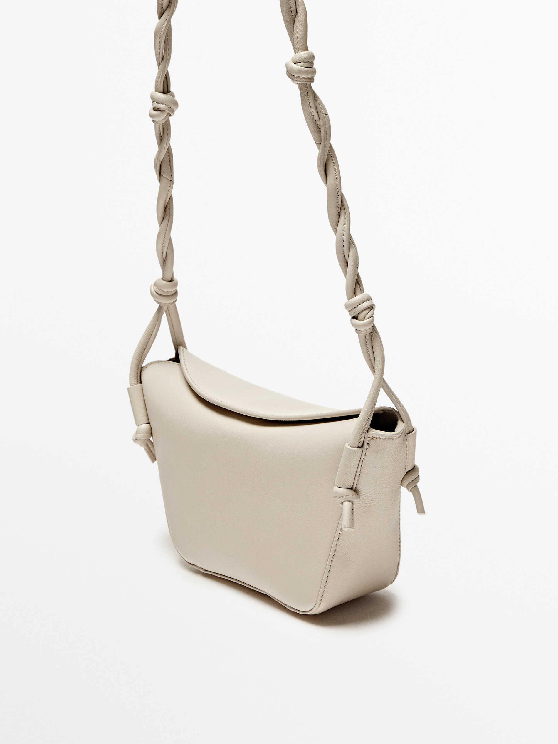 Crossbody bag sale with woven strap