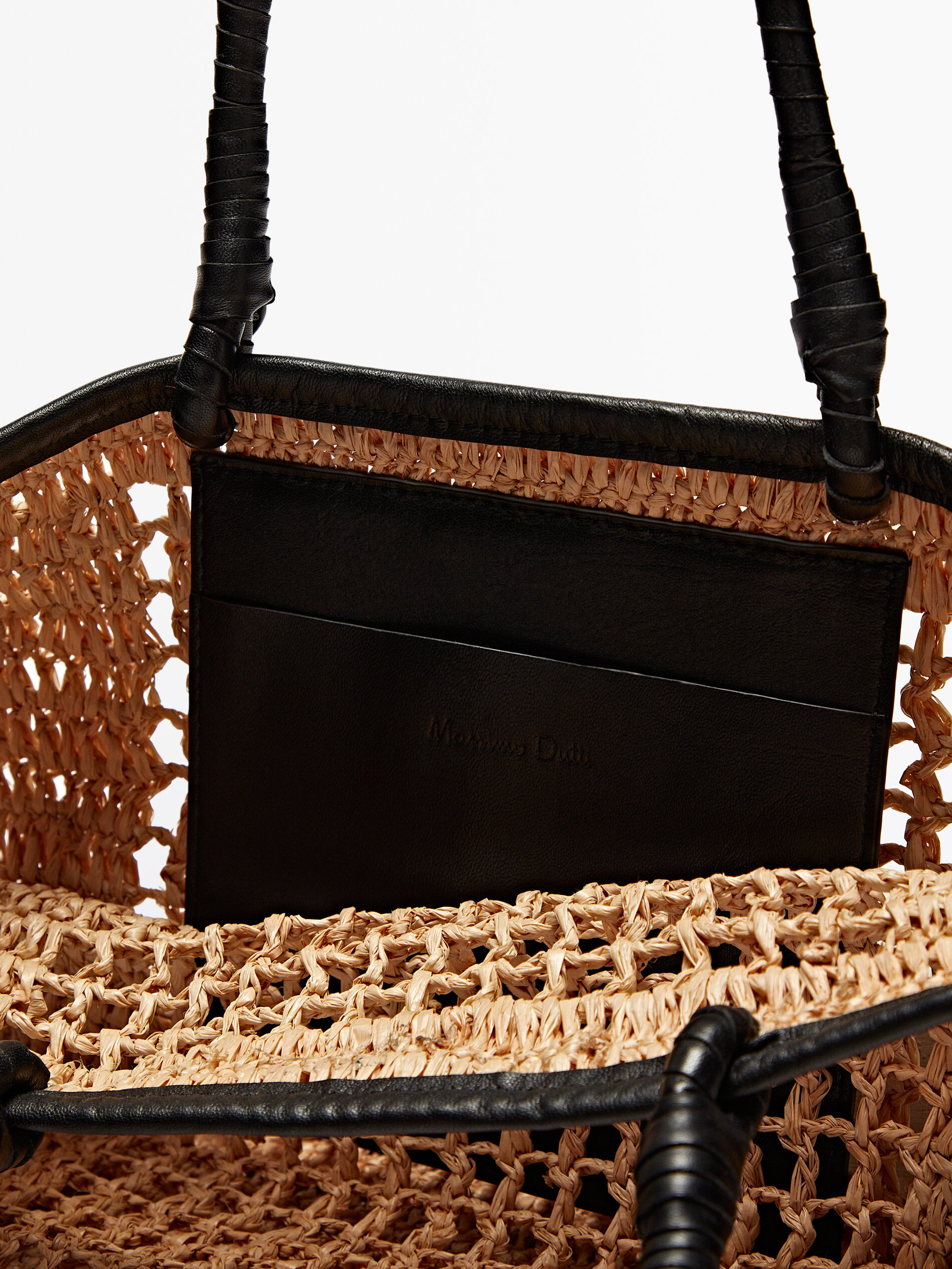 Bolsos rafia massimo dutti sales