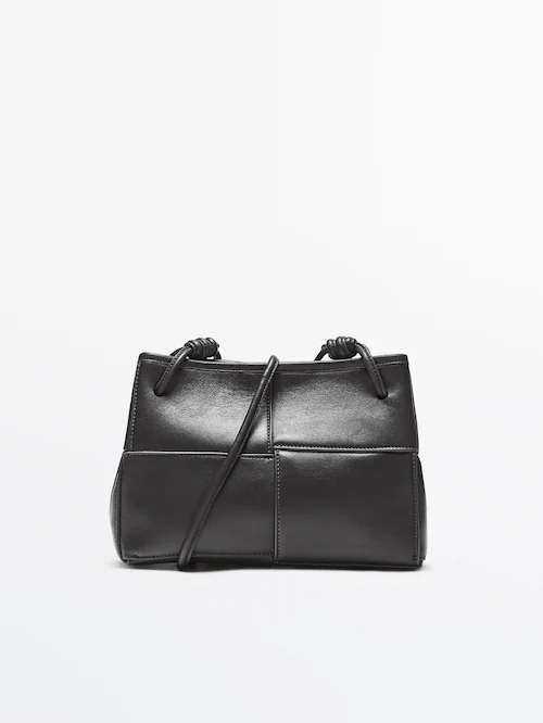 Zara - Woven Nappa Leather Bag - Limited Edition - Black - Men