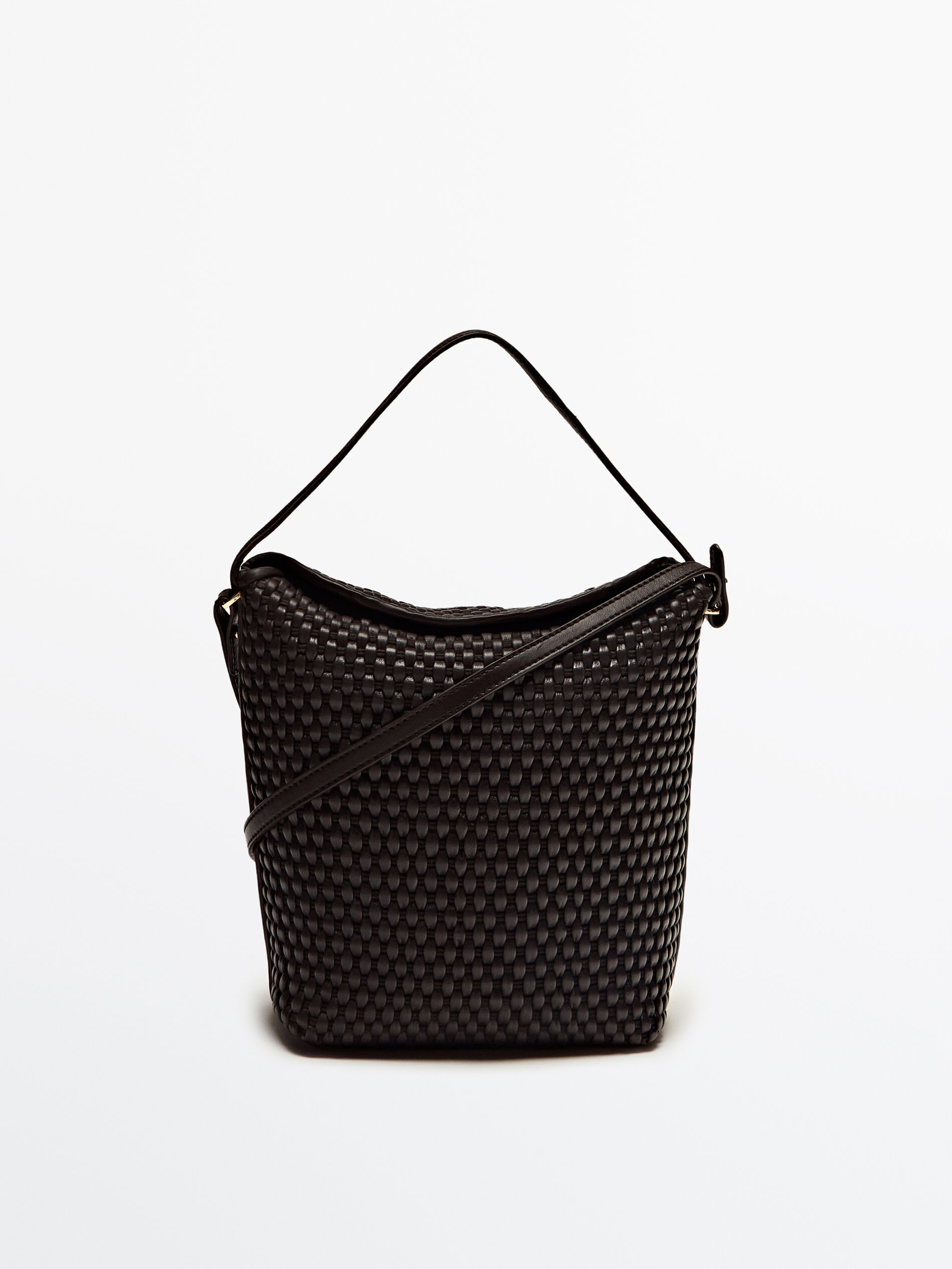 Bolso piel trenzado hotsell massimo dutti