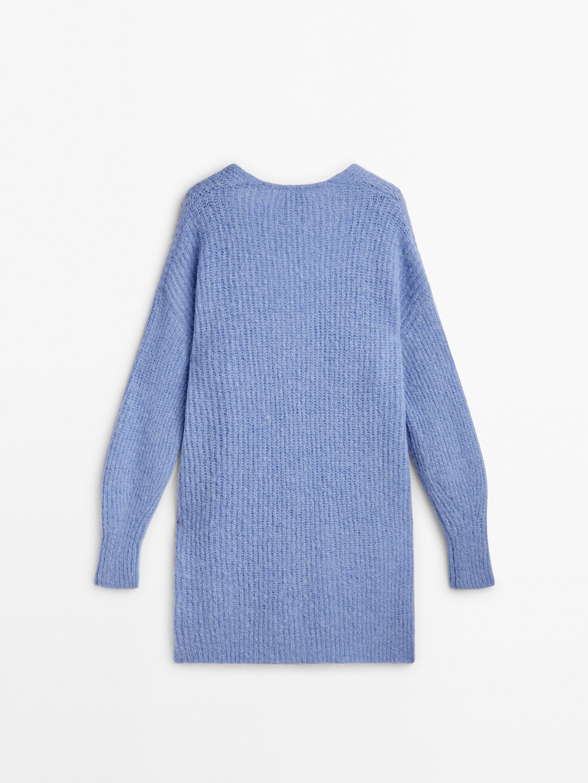 Knit sweater with plunging V neckline Studio Mauve Sweaters