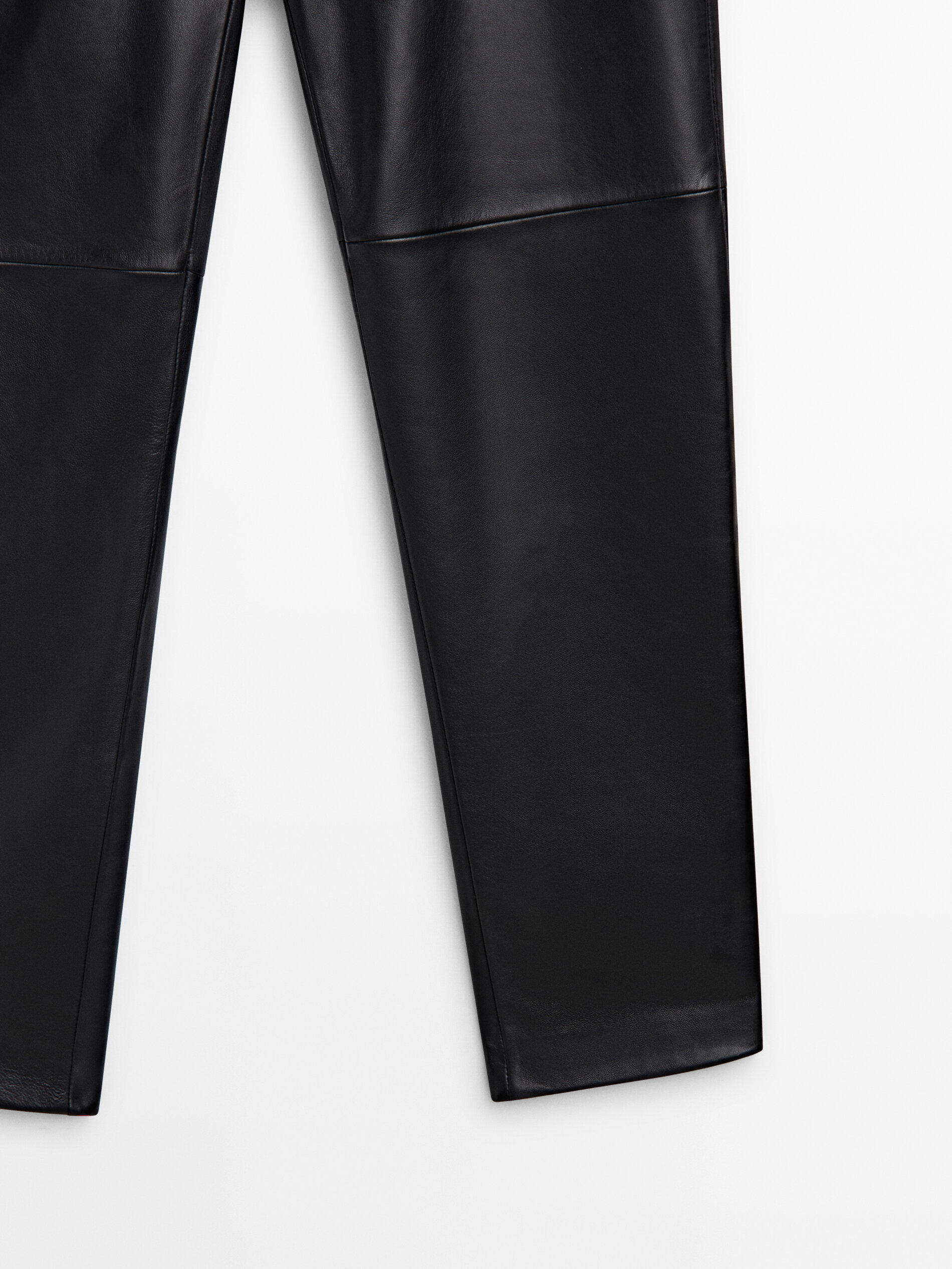 Pantalones cuero clearance mujer massimo dutti
