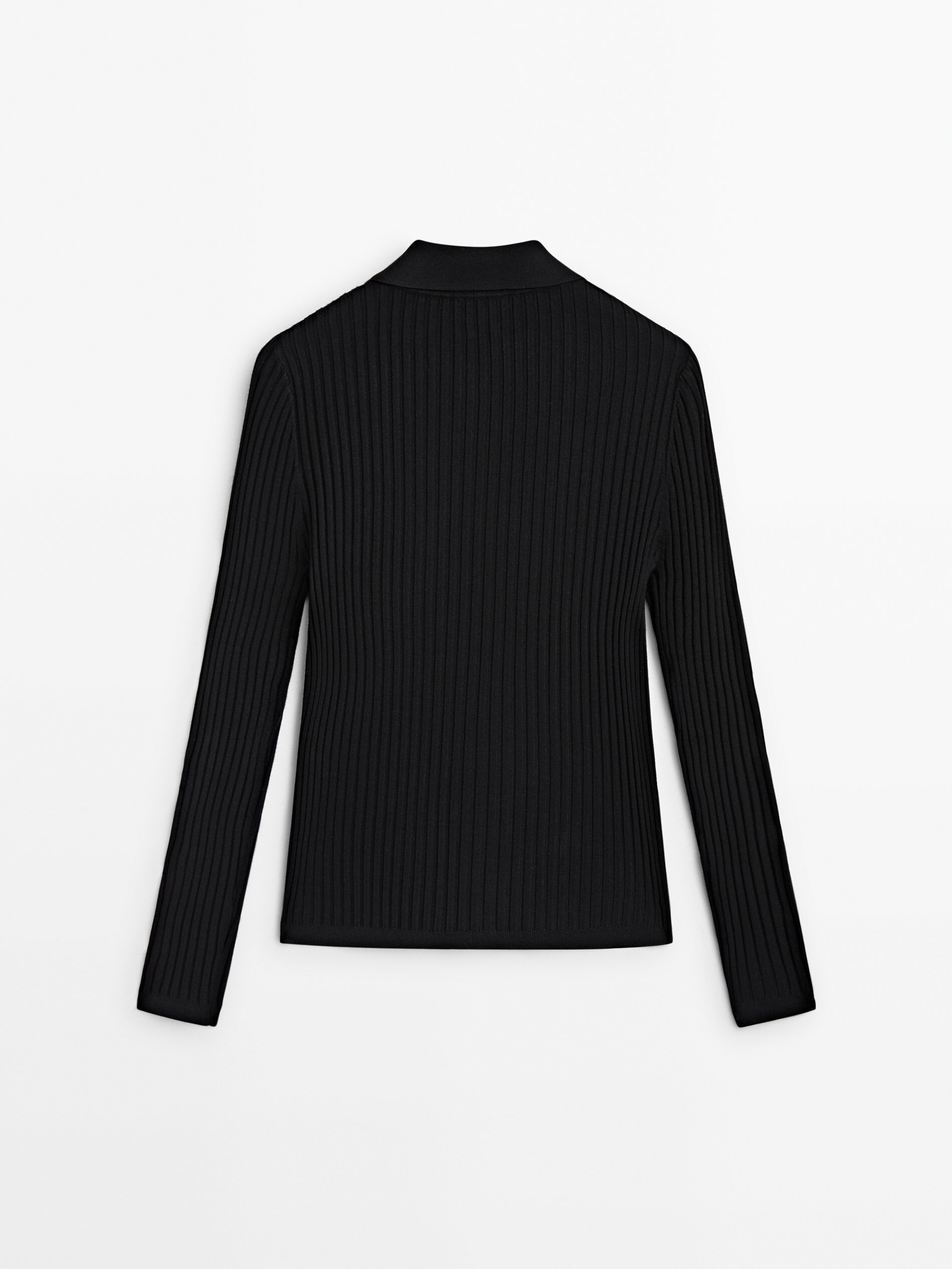 Massimo dutti polos manga larga best sale