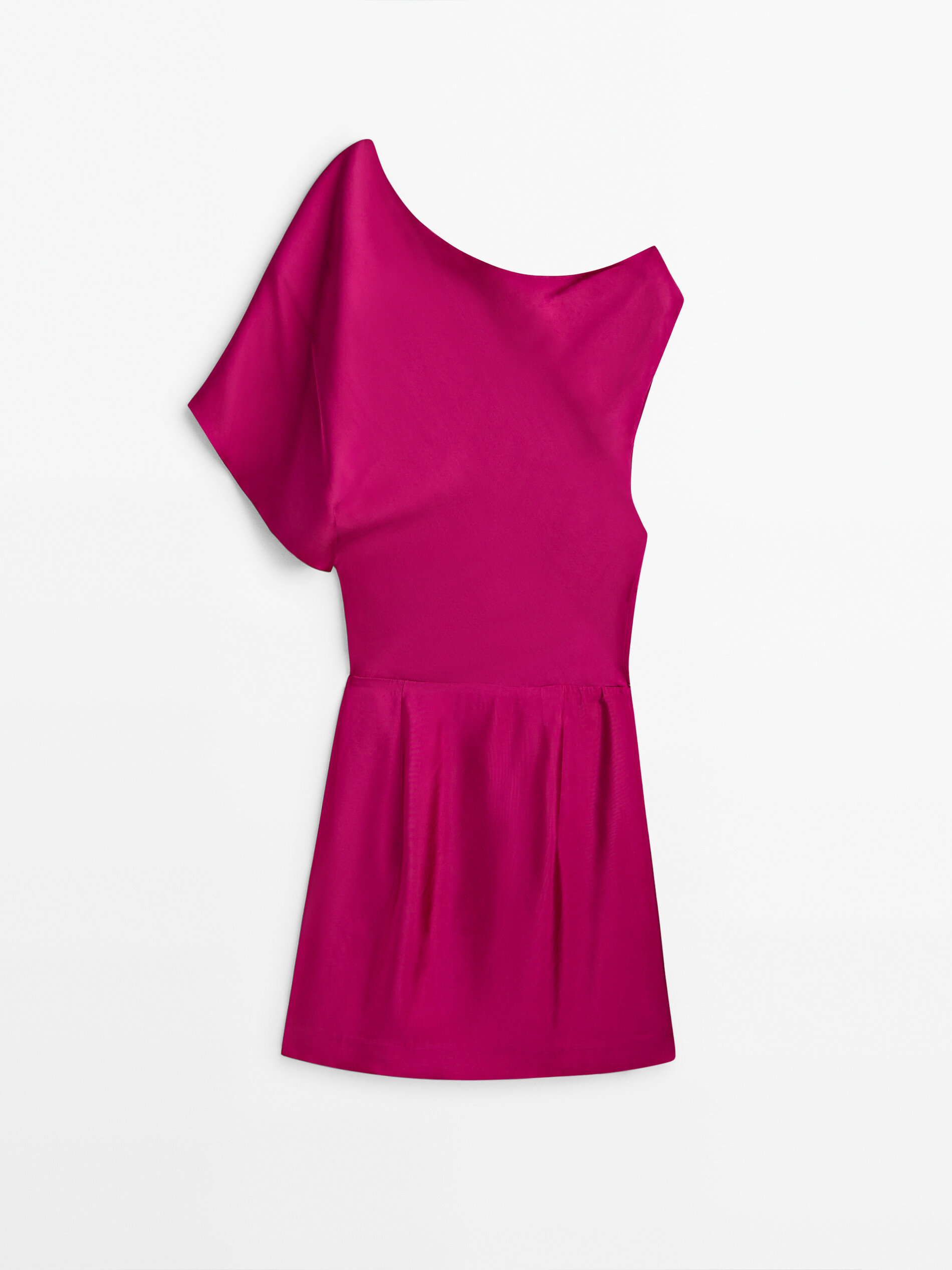 Asymmetric short dress Studio Fuchsia Smart Dresses And