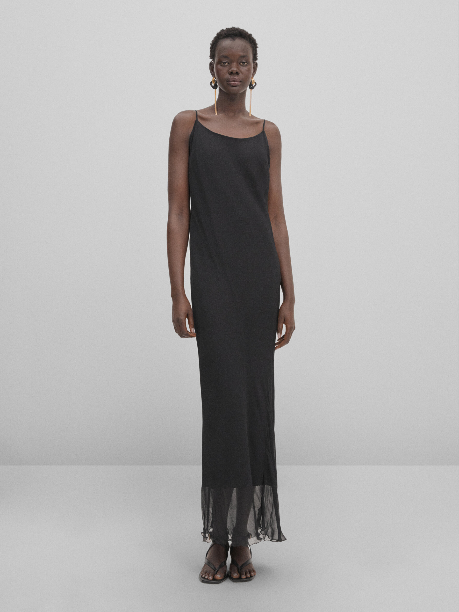 Massimo dutti online long dress