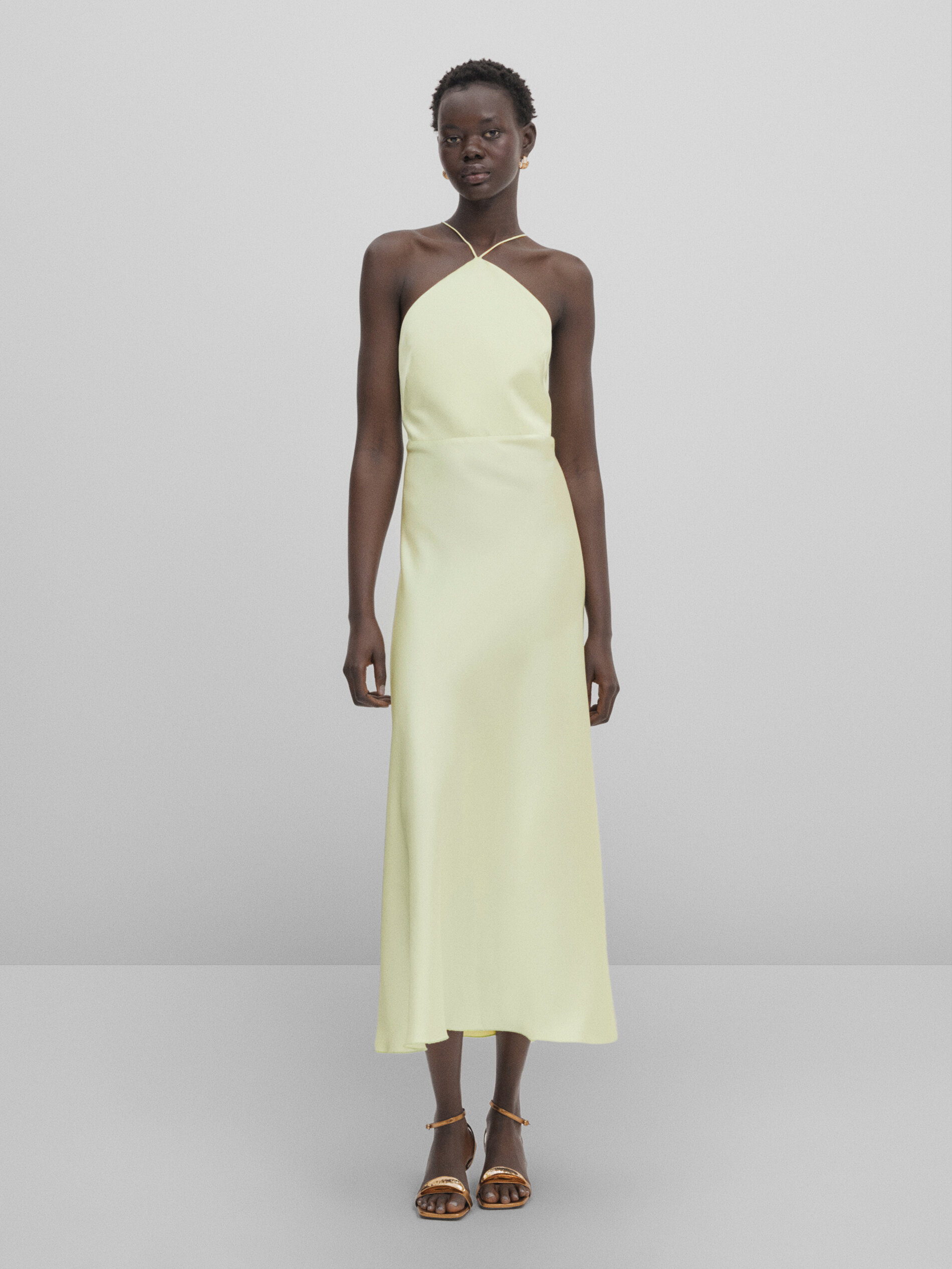 Vestidos largos massimo dutti deals