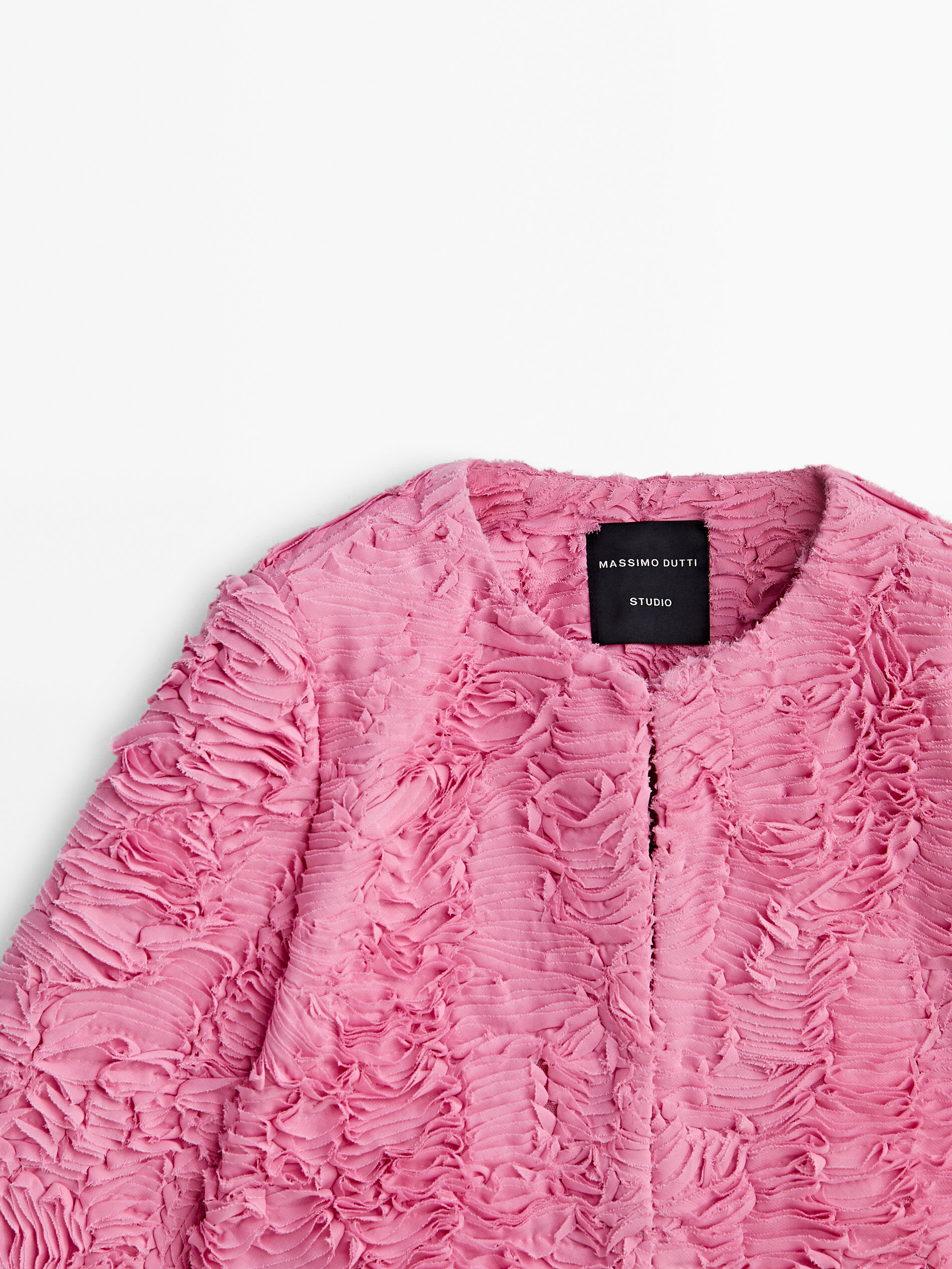 Massimo dutti shop pink coat