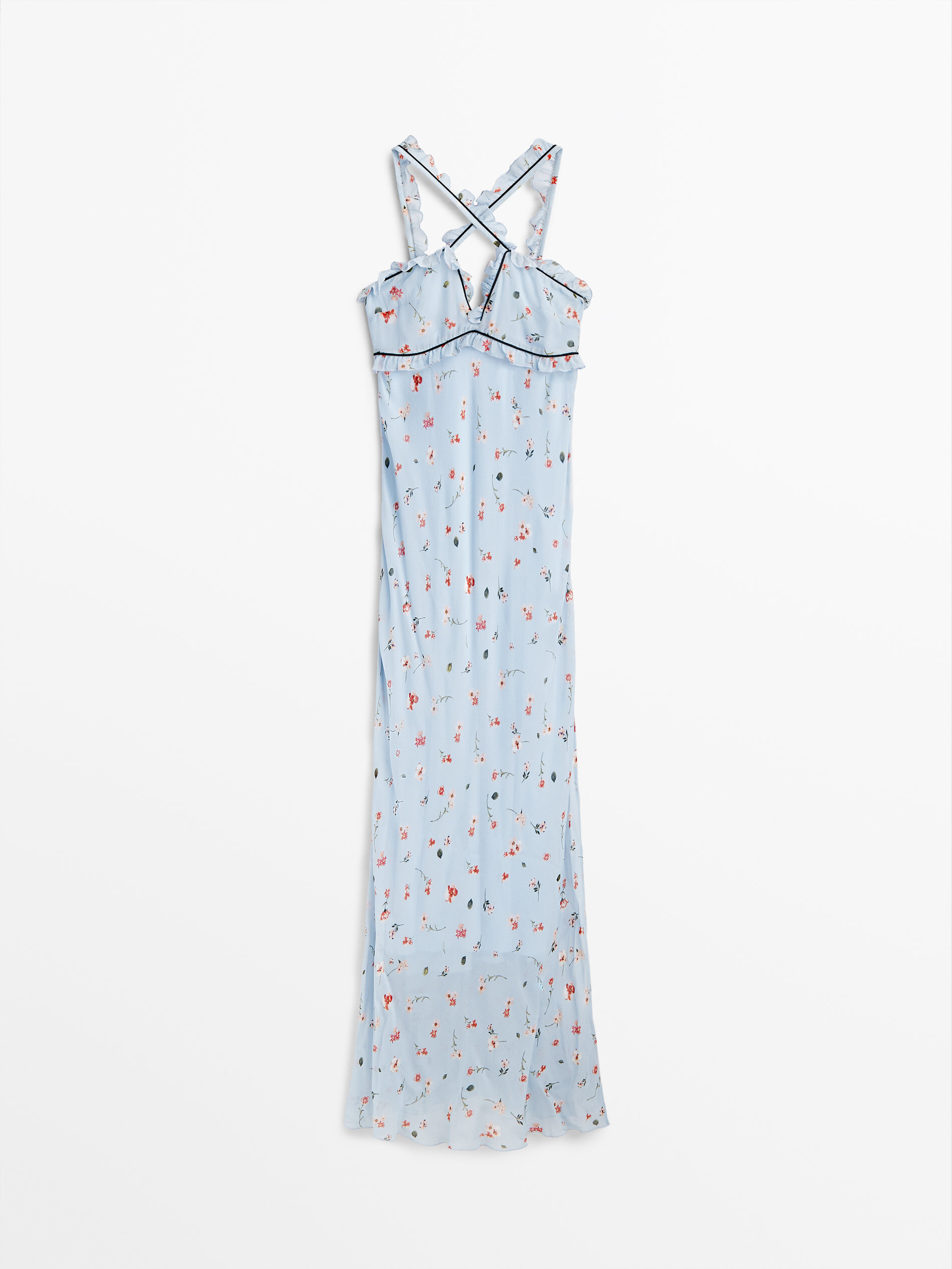 Massimo dutti floral print dress clearance