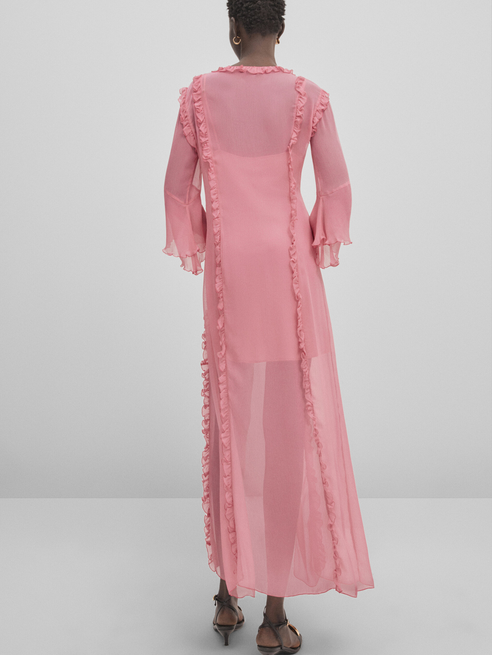 Robe longue vaporeuse deals