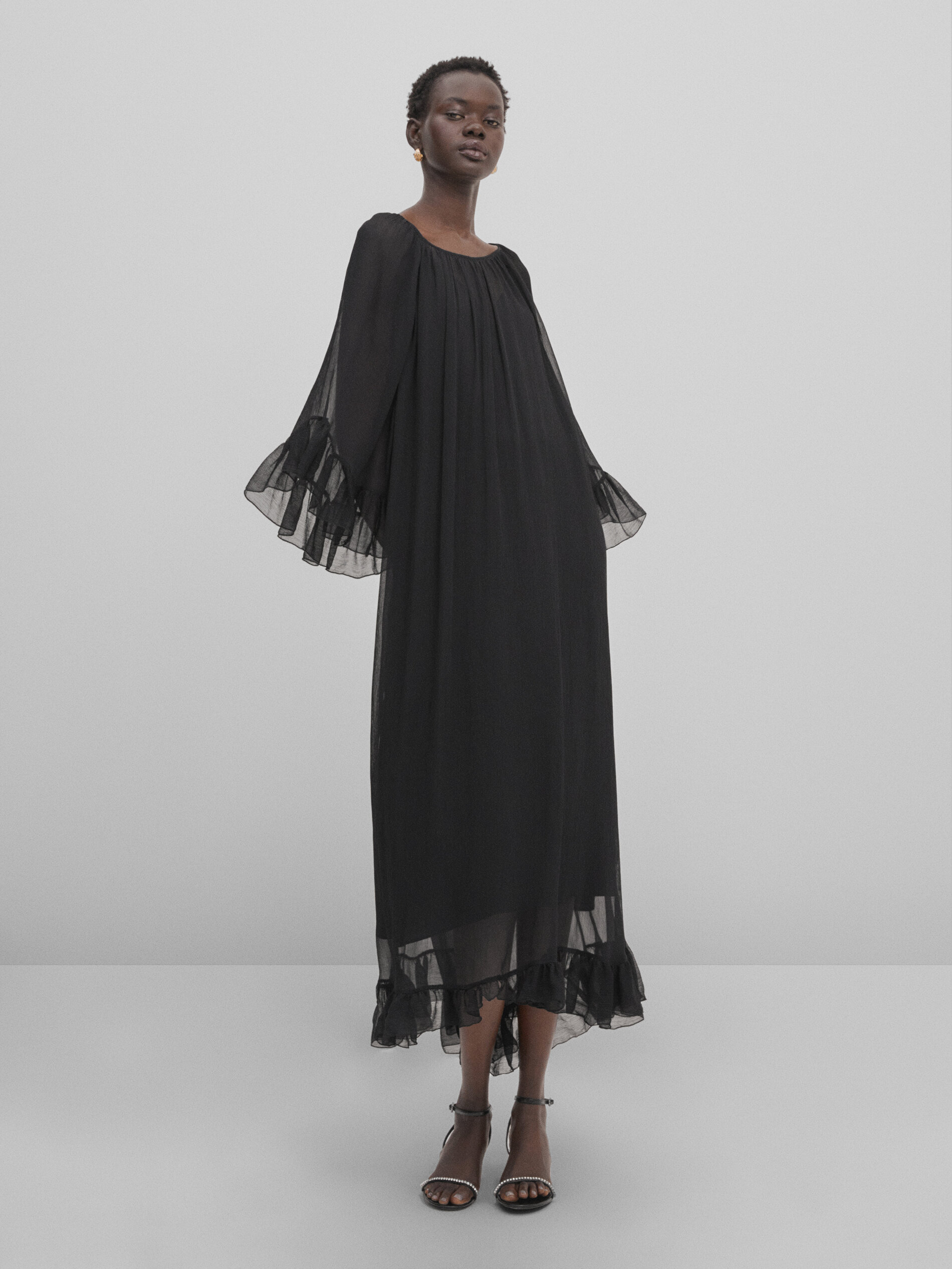 Massimo dutti maxi new arrivals jurk