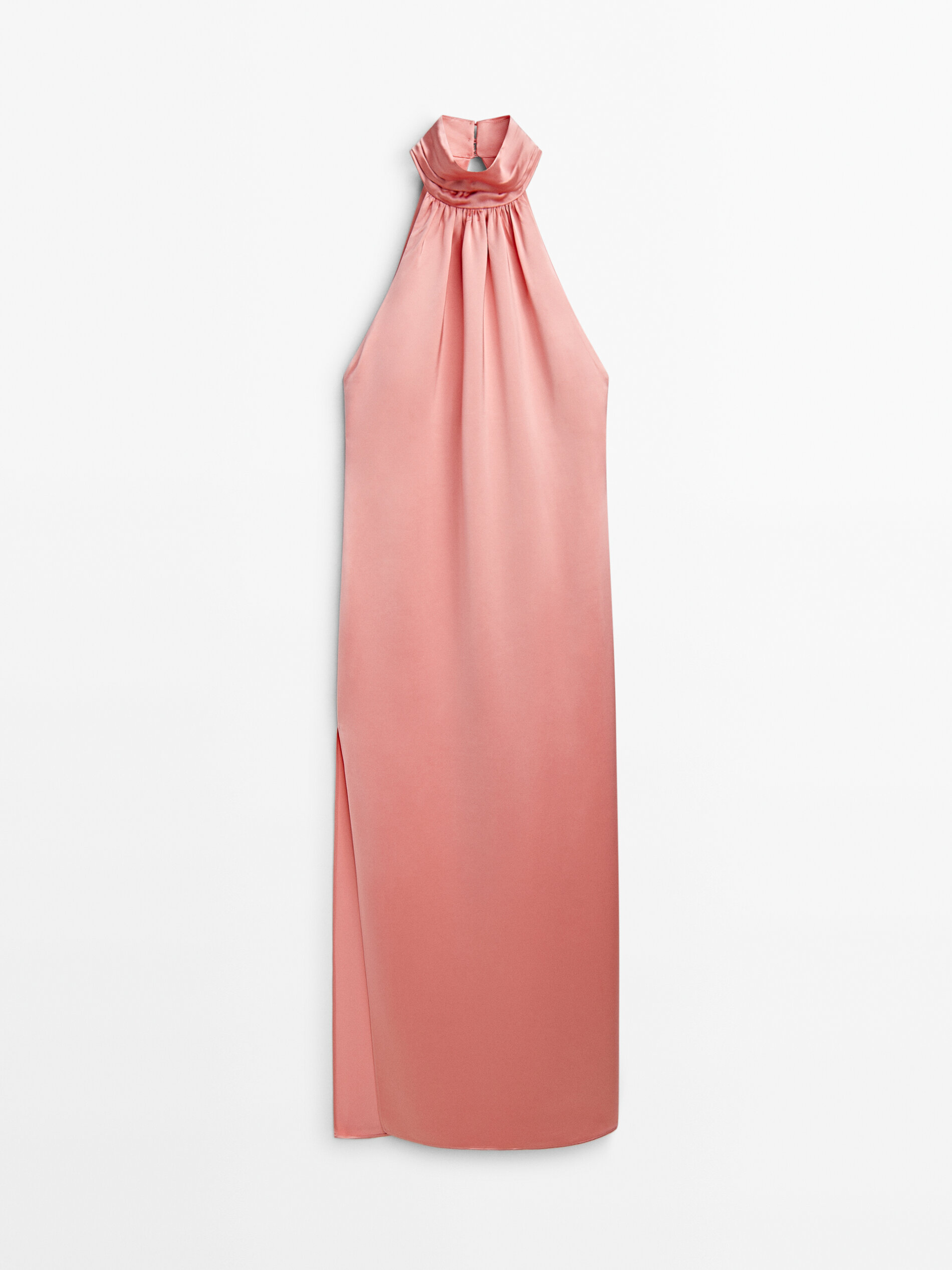 Zara coral dress hot sale