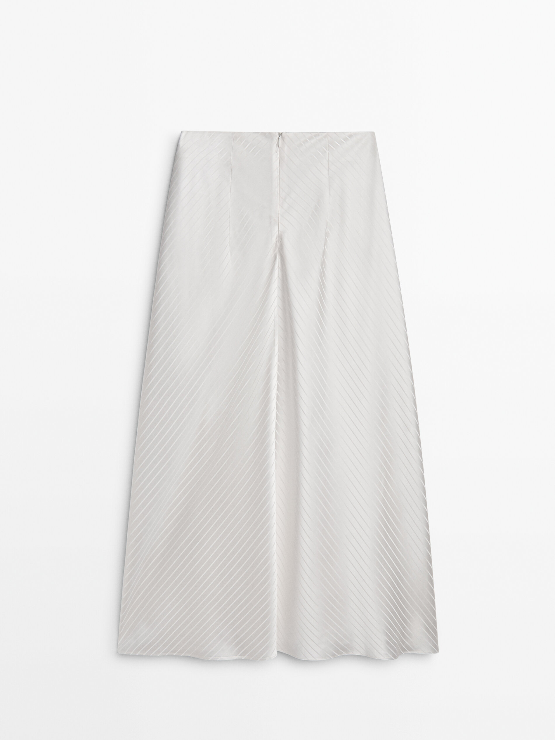 Satijnen best sale rok wit