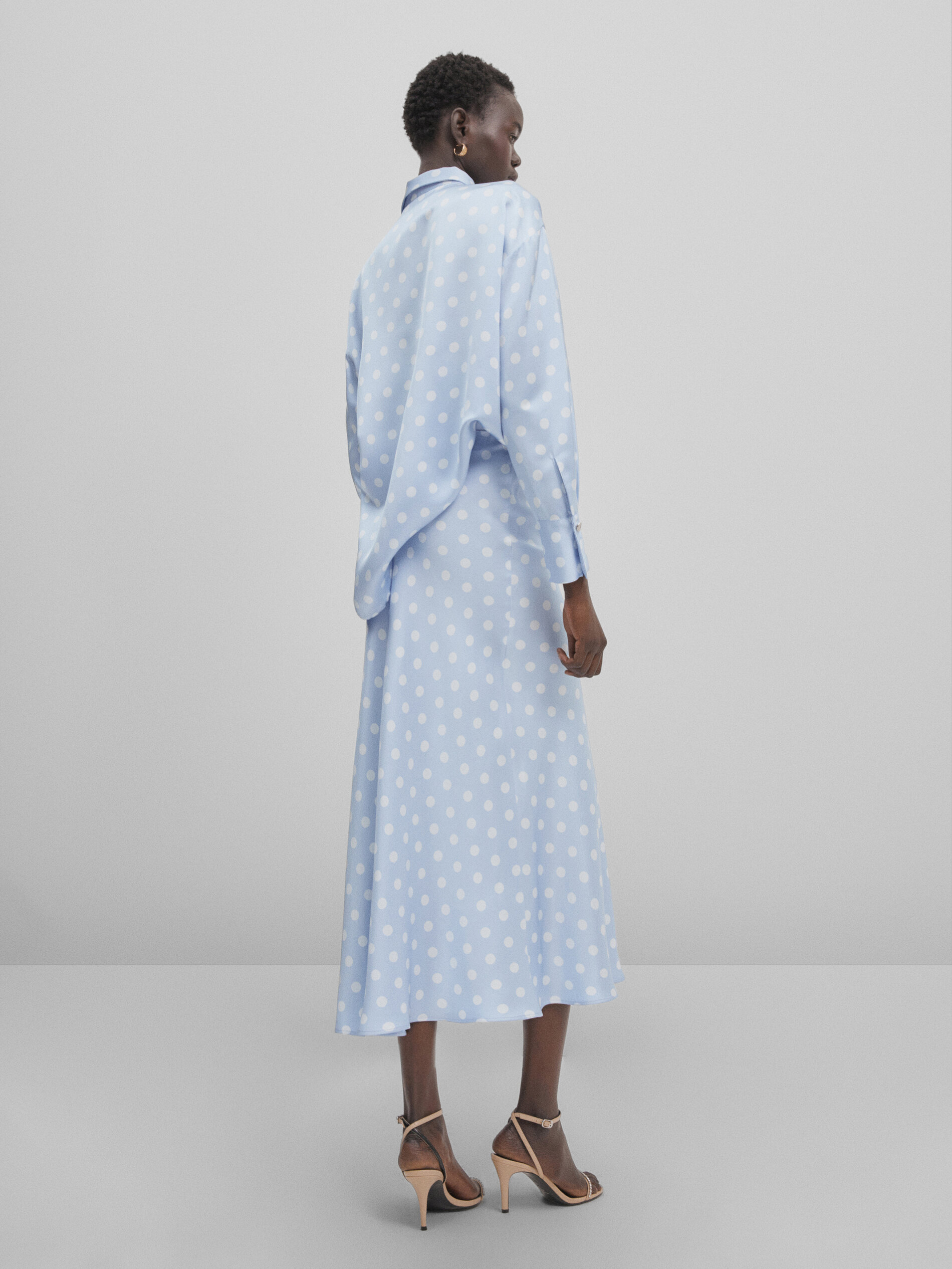 Jupe à pois top zara