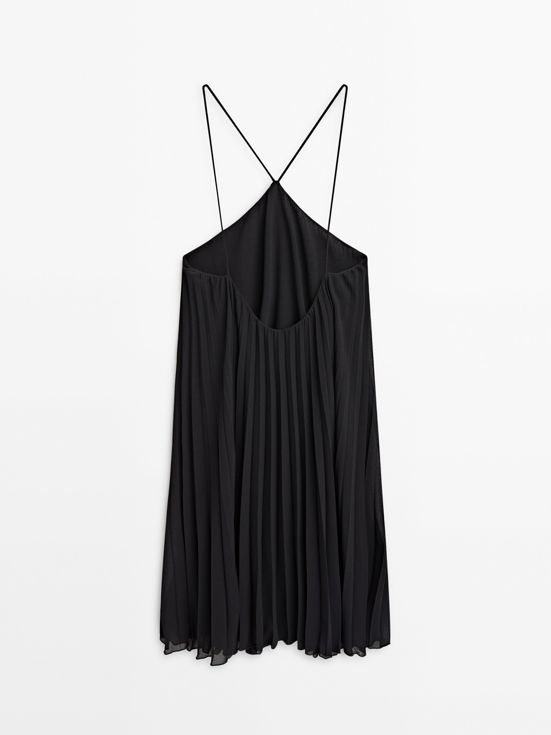 Robe courte plissée zara sales
