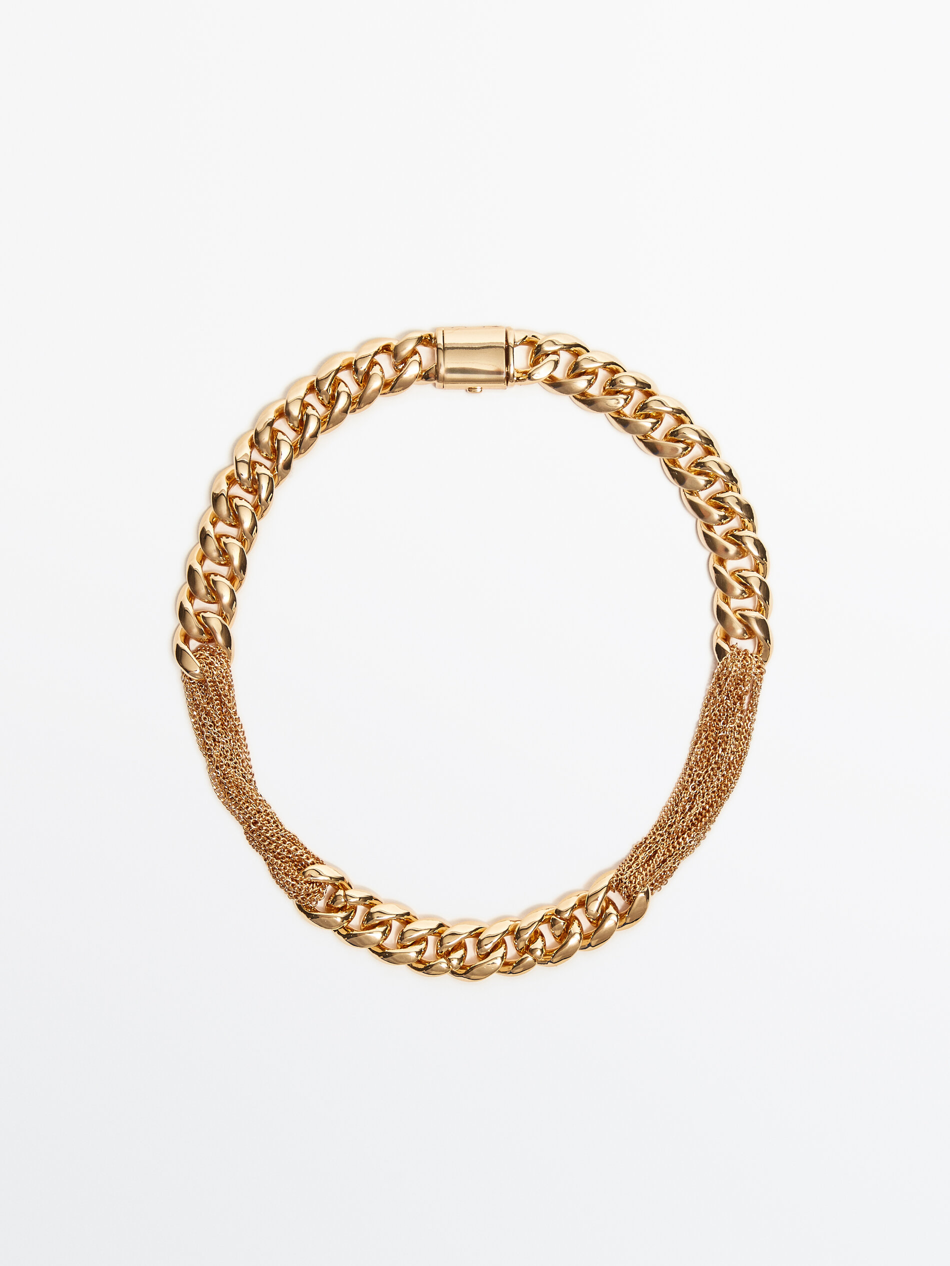 Gold necklace store accessories