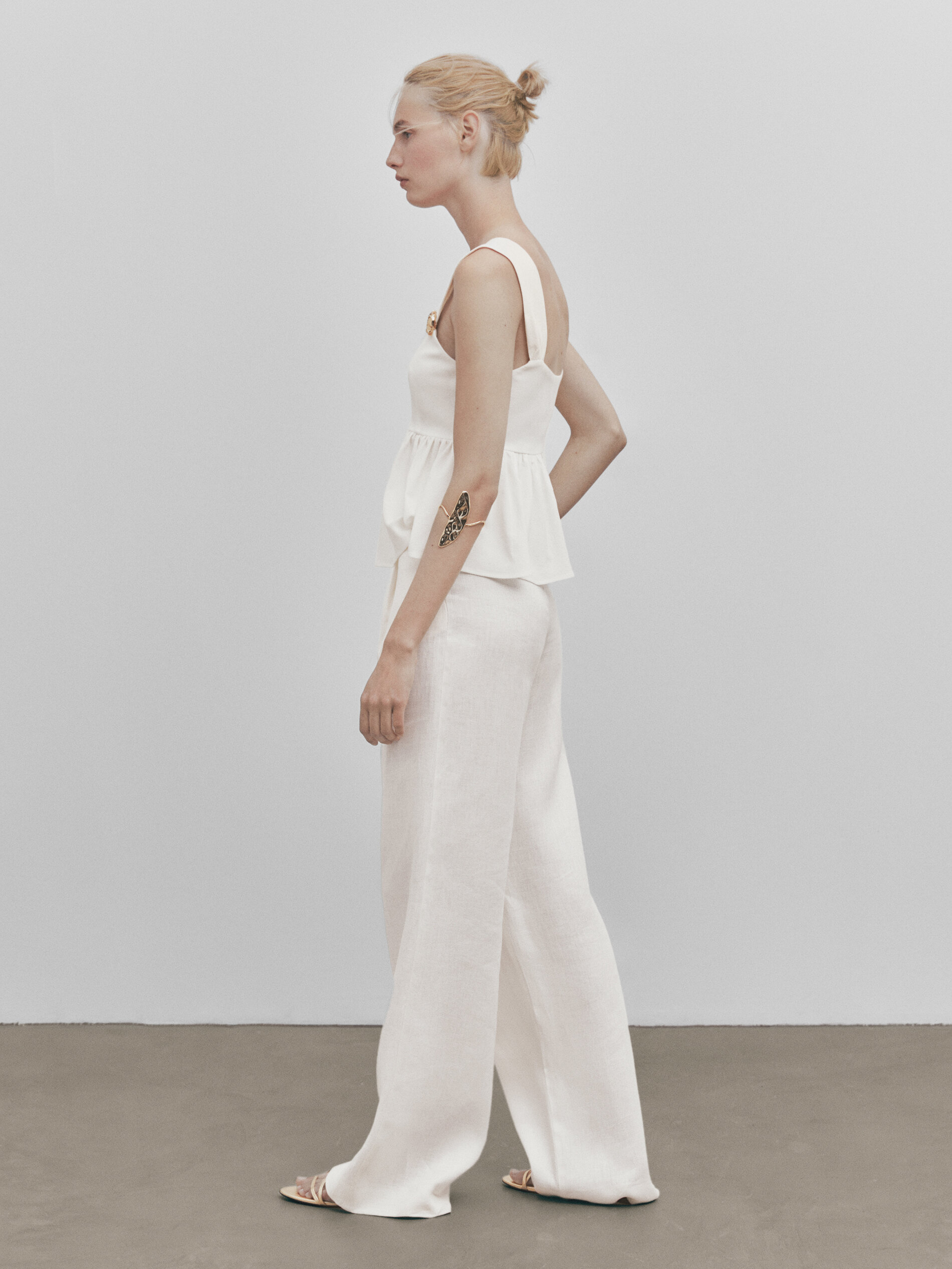 Cream dressy top online