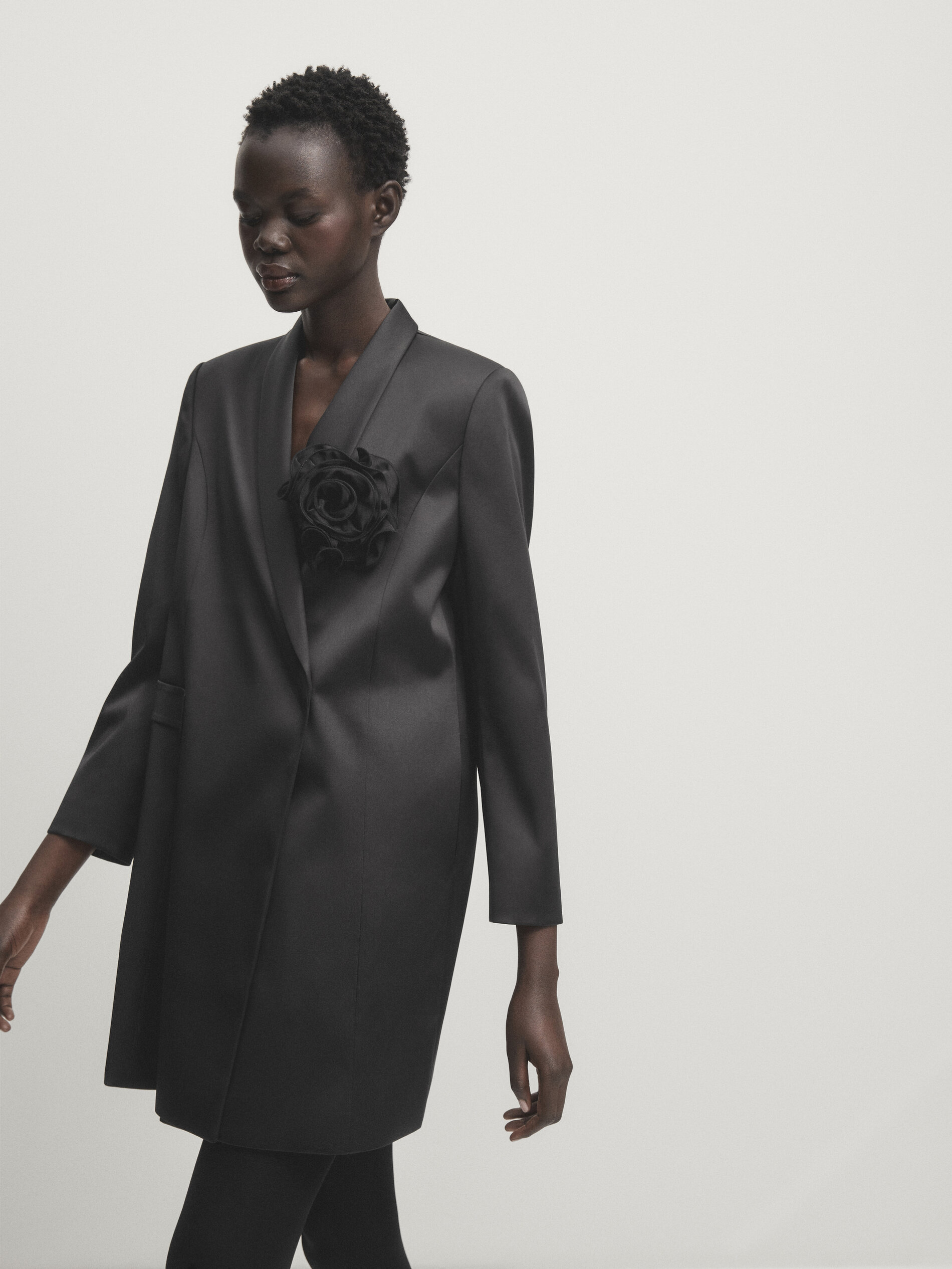 Satin frock coat blazer Studio