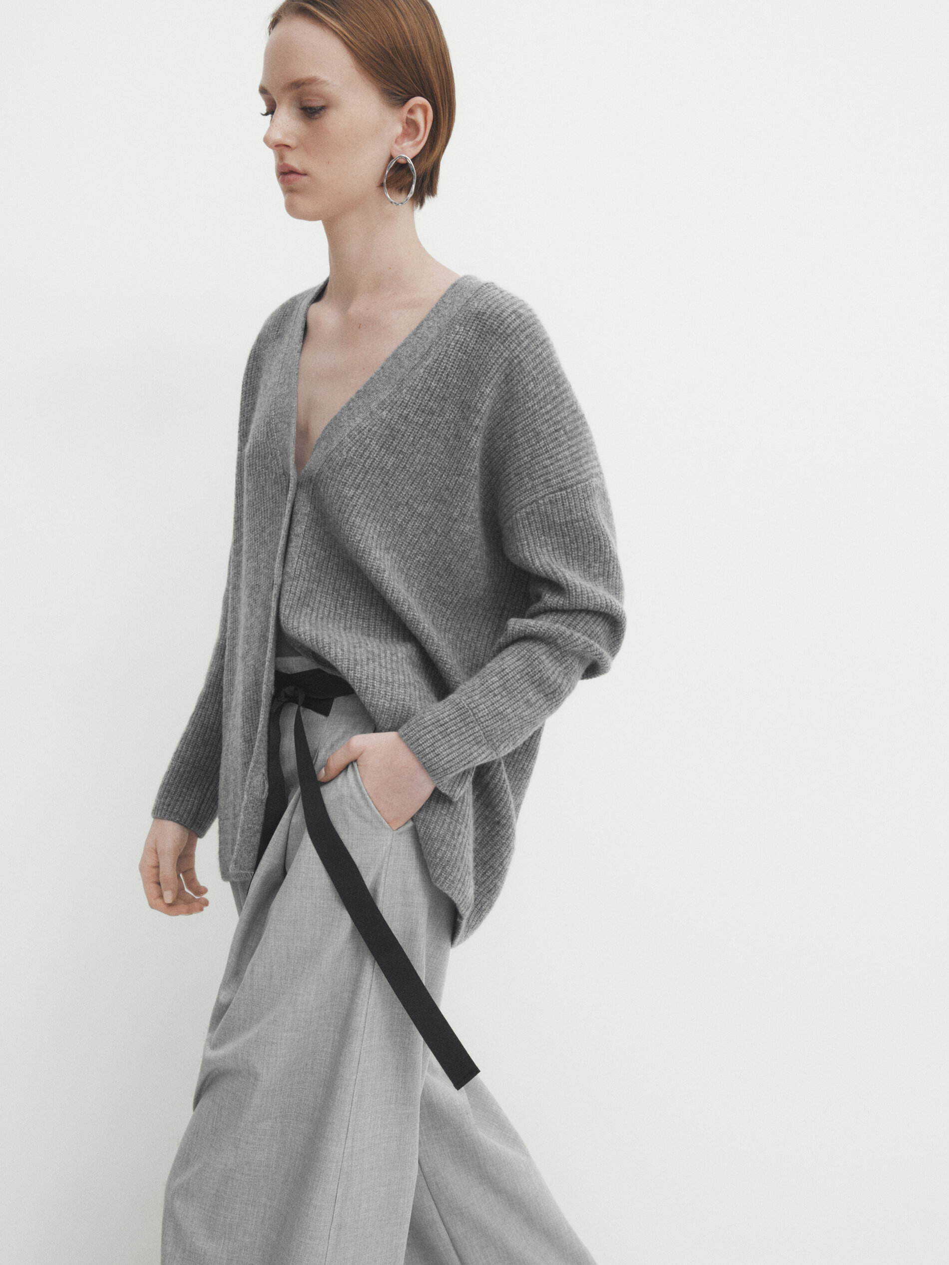 Massimo dutti hotsell long cardigan