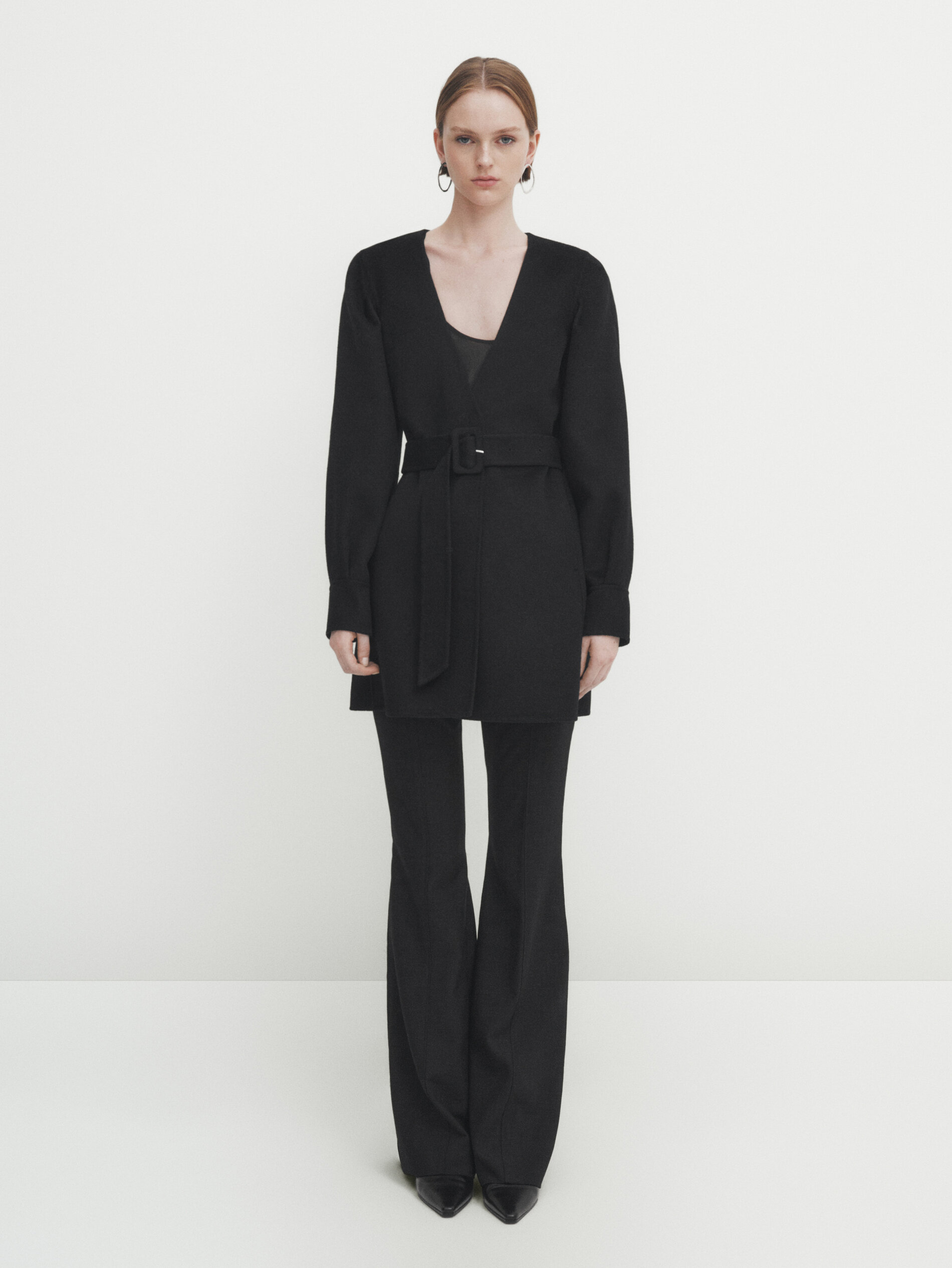 Peplum on sale coat zara